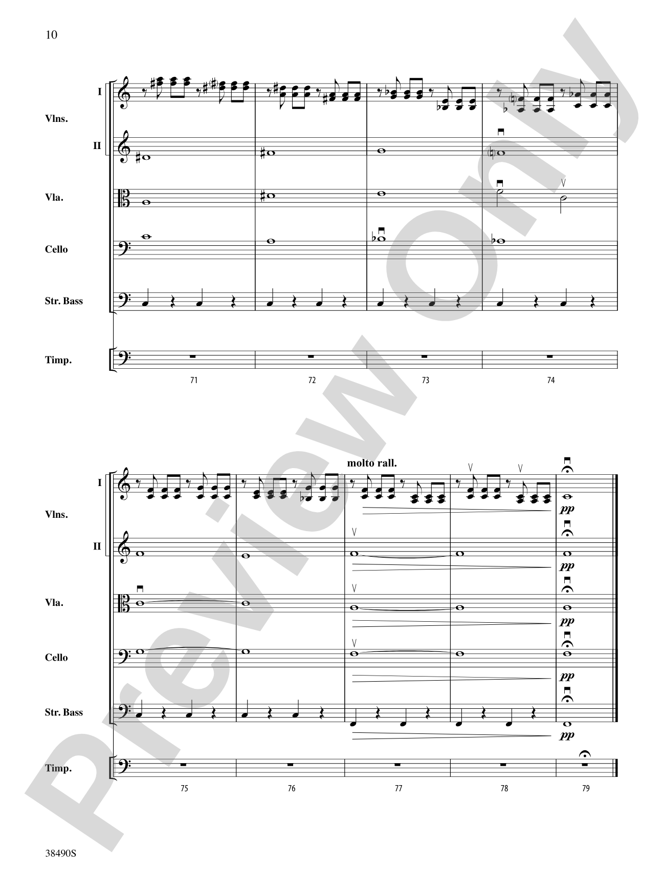 Two Selections from Mozart's Requiem Mass: String Orchestra Conductor Score & Parts