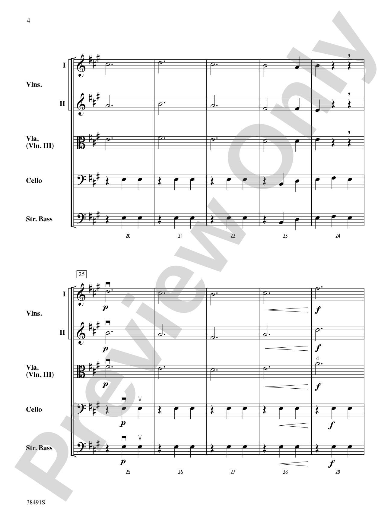 Western Dreams: String Orchestra Conductor Score & Parts