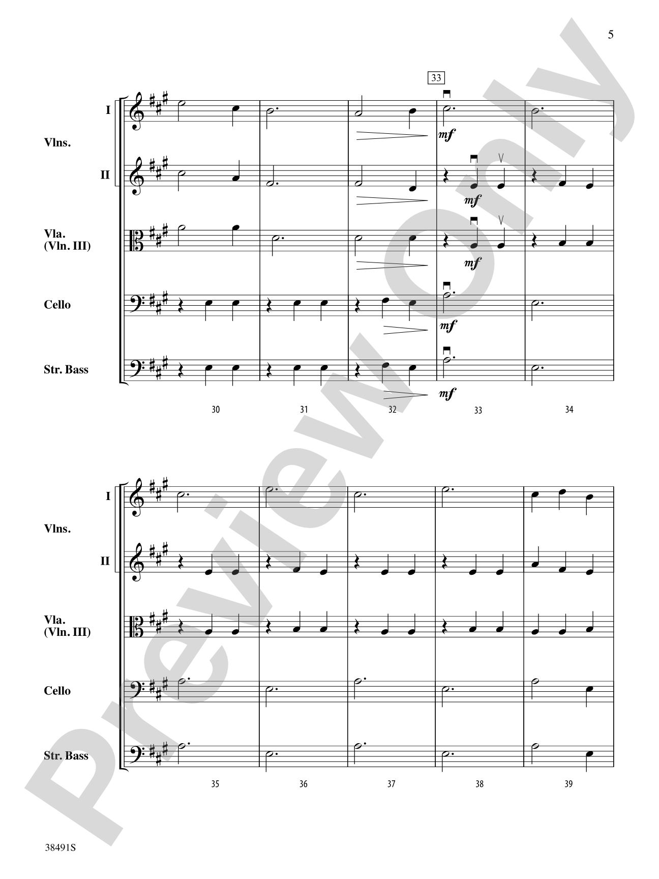 Western Dreams: String Orchestra Conductor Score & Parts