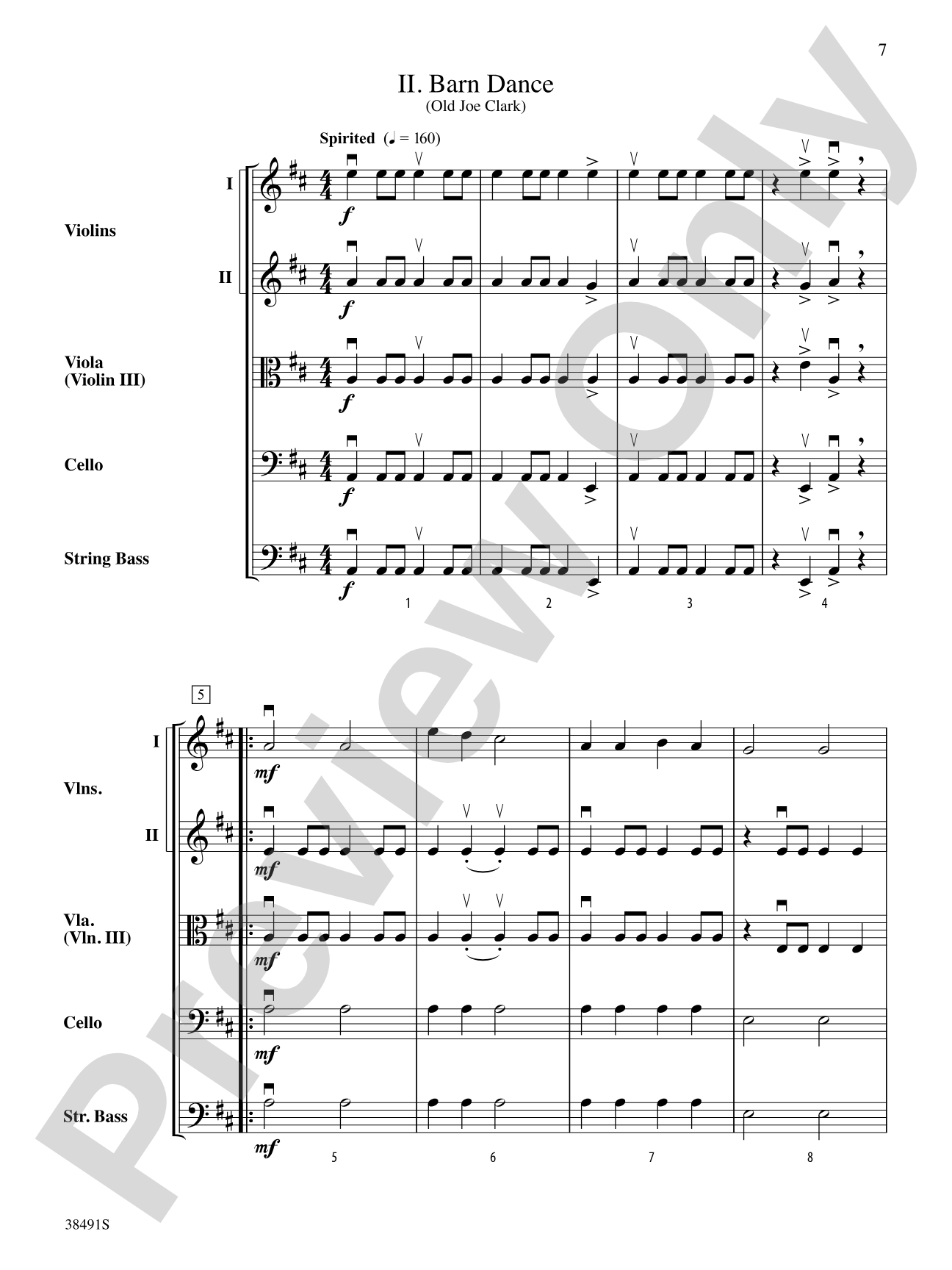 Western Dreams: String Orchestra Conductor Score & Parts
