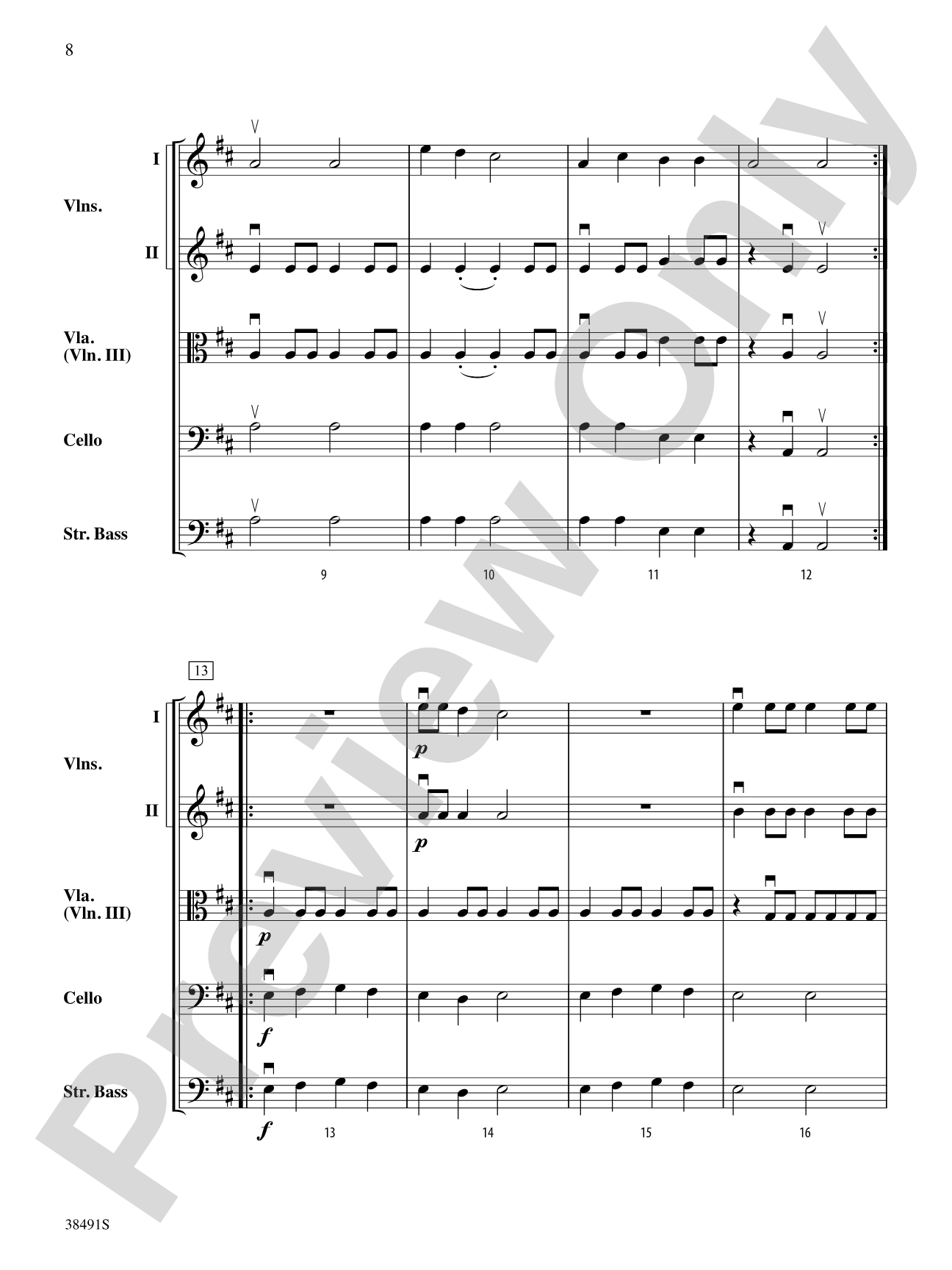 Western Dreams: String Orchestra Conductor Score & Parts