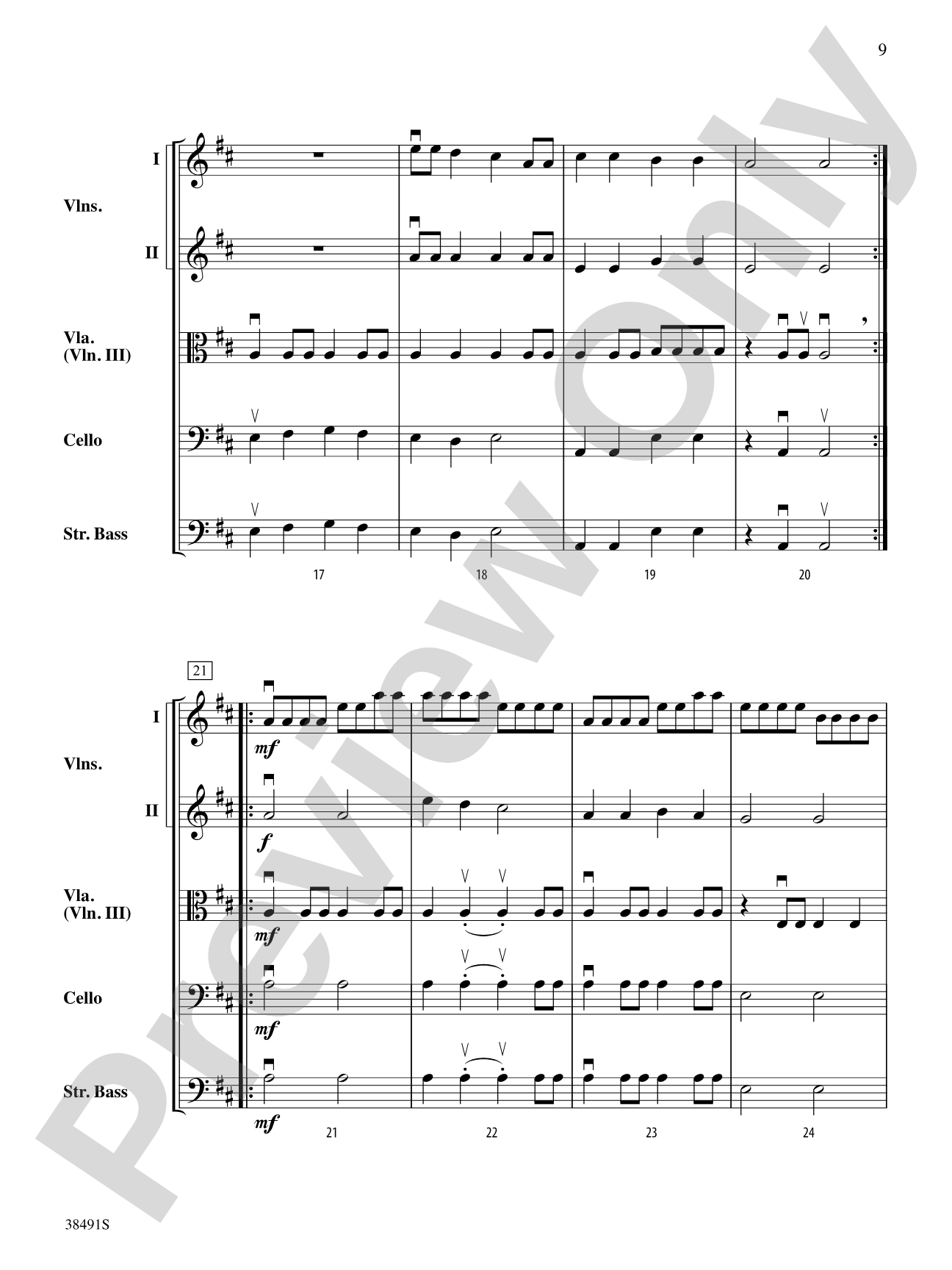 Western Dreams: String Orchestra Conductor Score & Parts