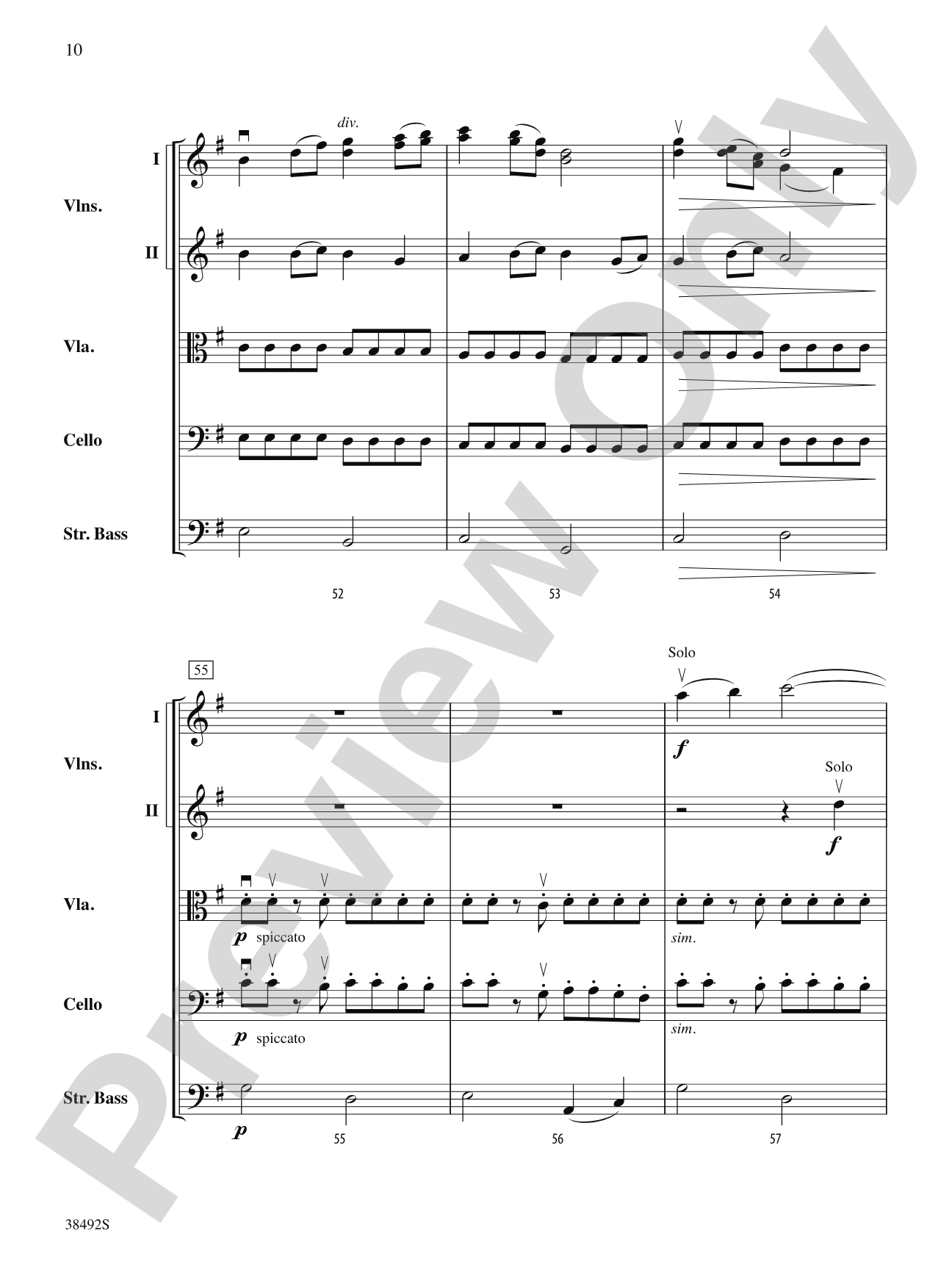 A Song for Adra: String Orchestra Conductor Score & Parts