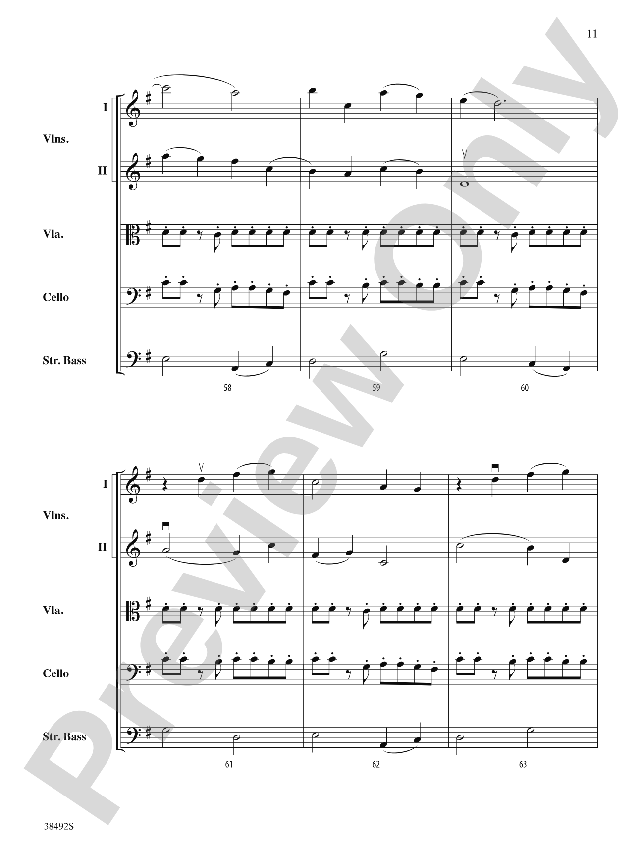 A Song for Adra: String Orchestra Conductor Score & Parts