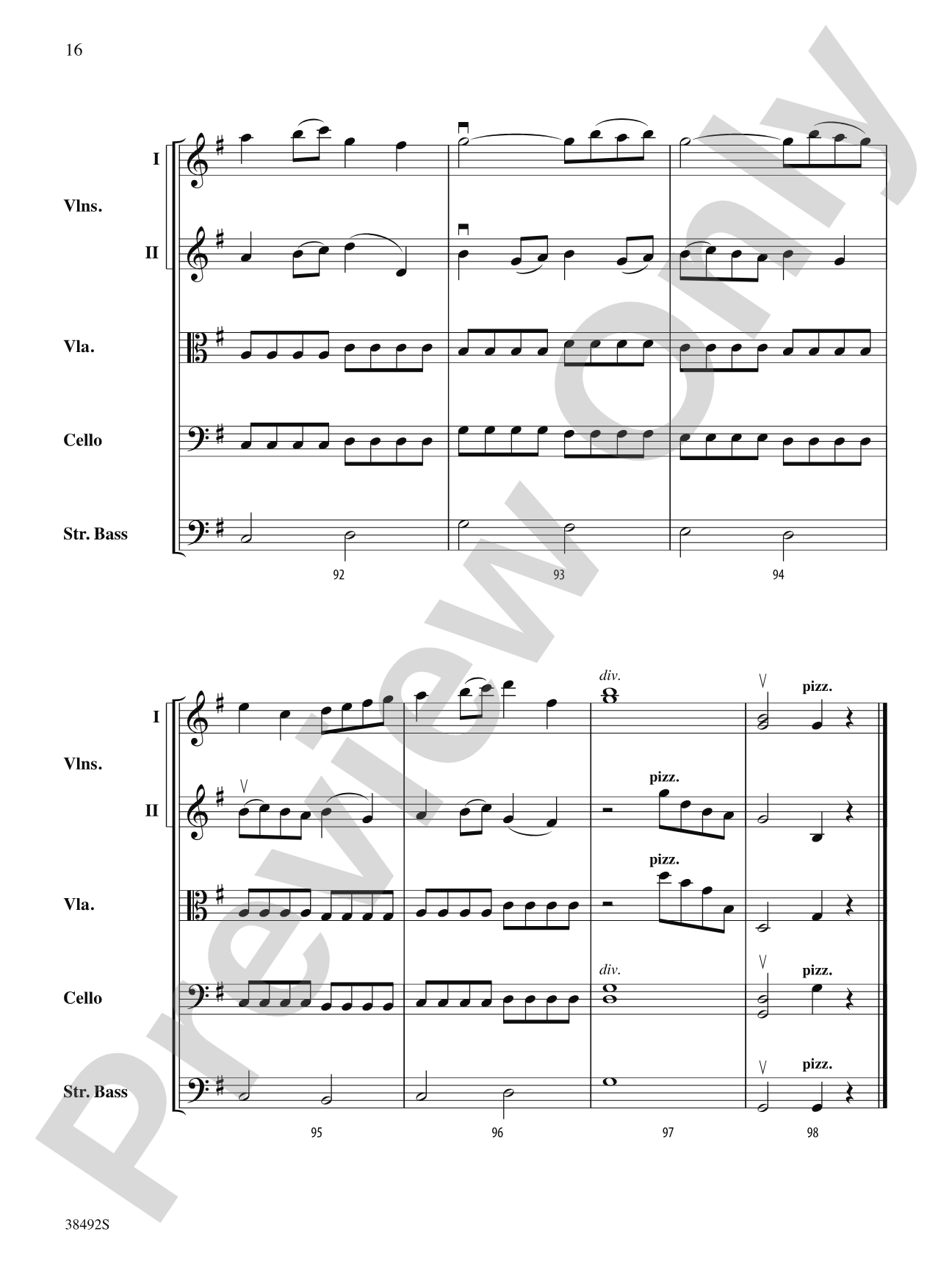 A Song for Adra: String Orchestra Conductor Score & Parts