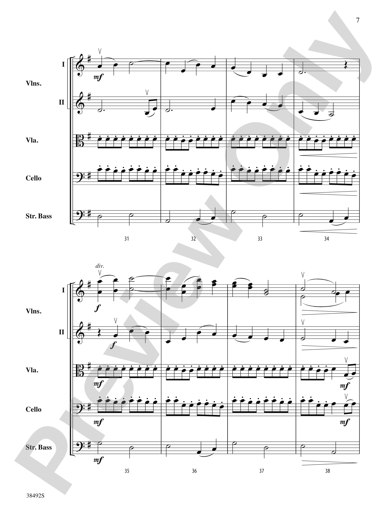 A Song for Adra: String Orchestra Conductor Score & Parts