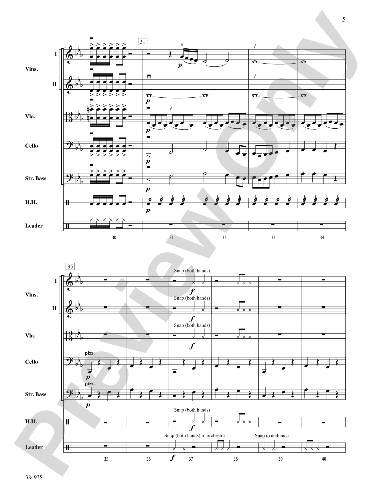 Q&A: String Orchestra Conductor Score & Parts