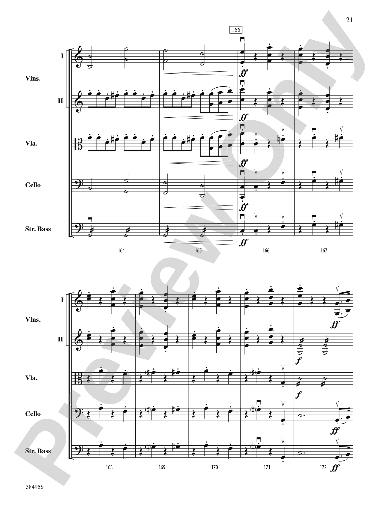 Symphony No. 1: String Orchestra Conductor Score & Parts