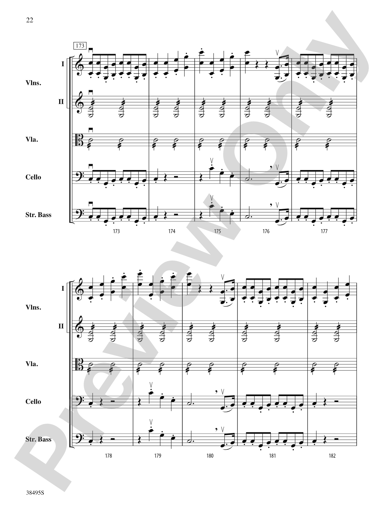 Symphony No. 1: String Orchestra Conductor Score & Parts