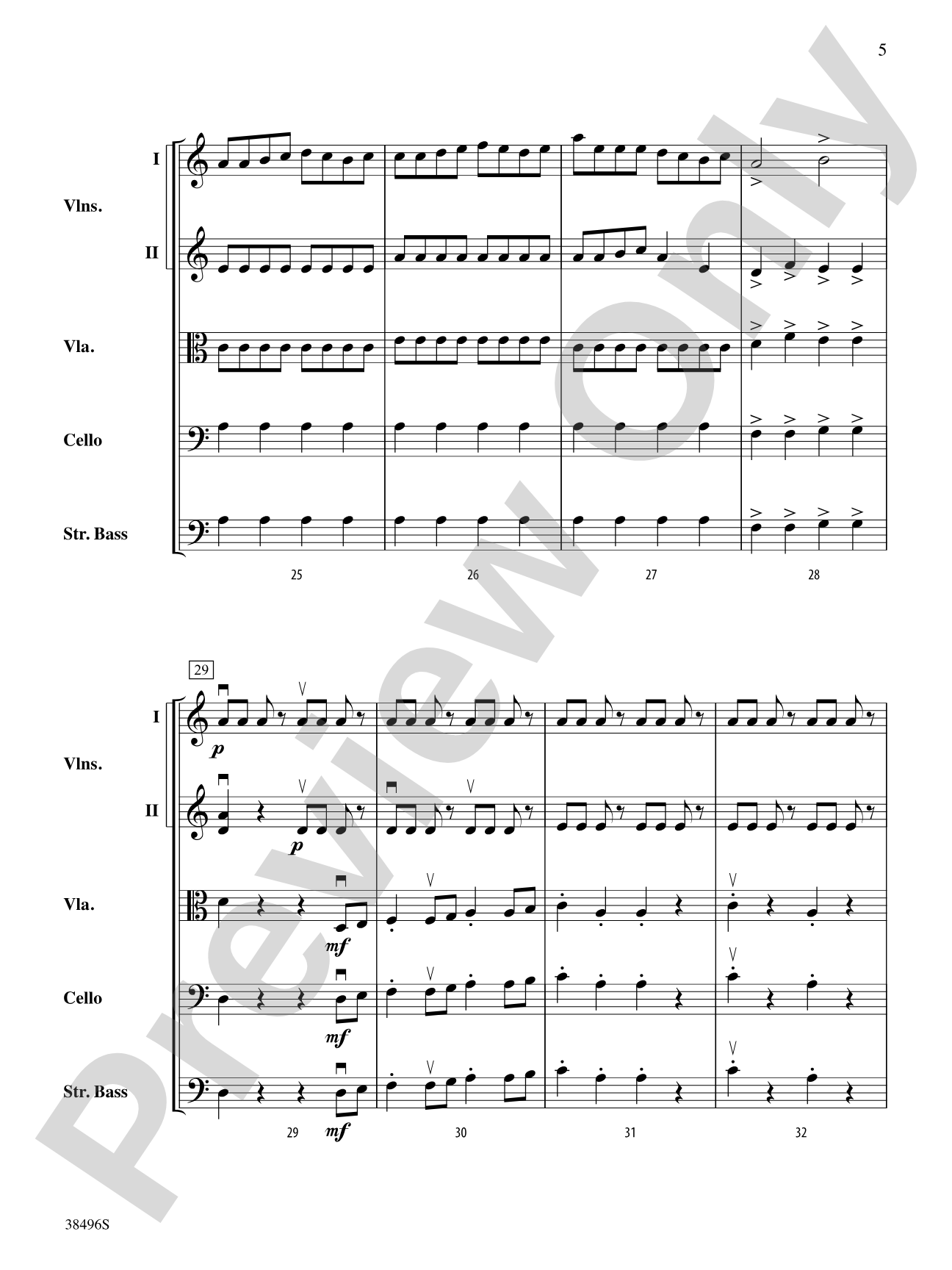 Viva los Conquistadores!: String Orchestra Conductor Score & Parts