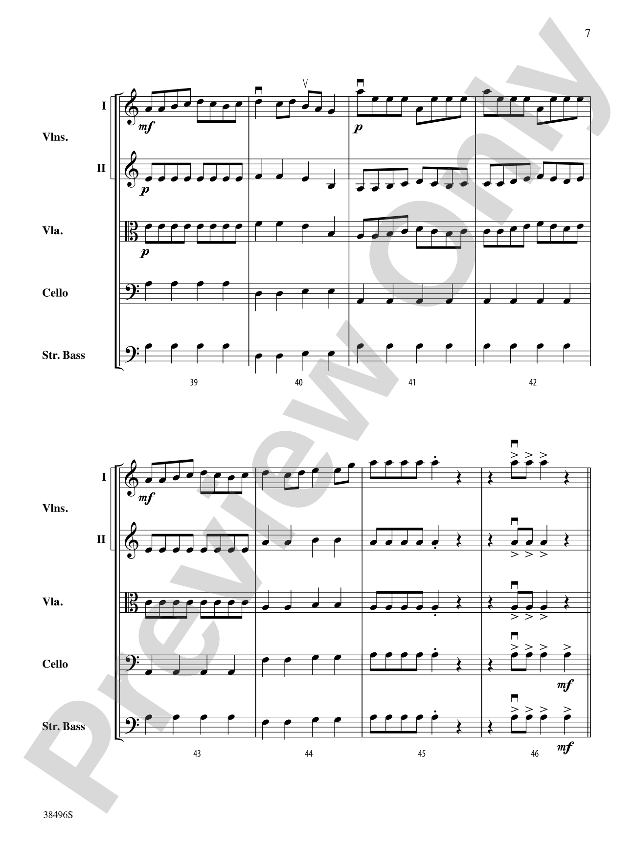 Viva los Conquistadores!: String Orchestra Conductor Score & Parts