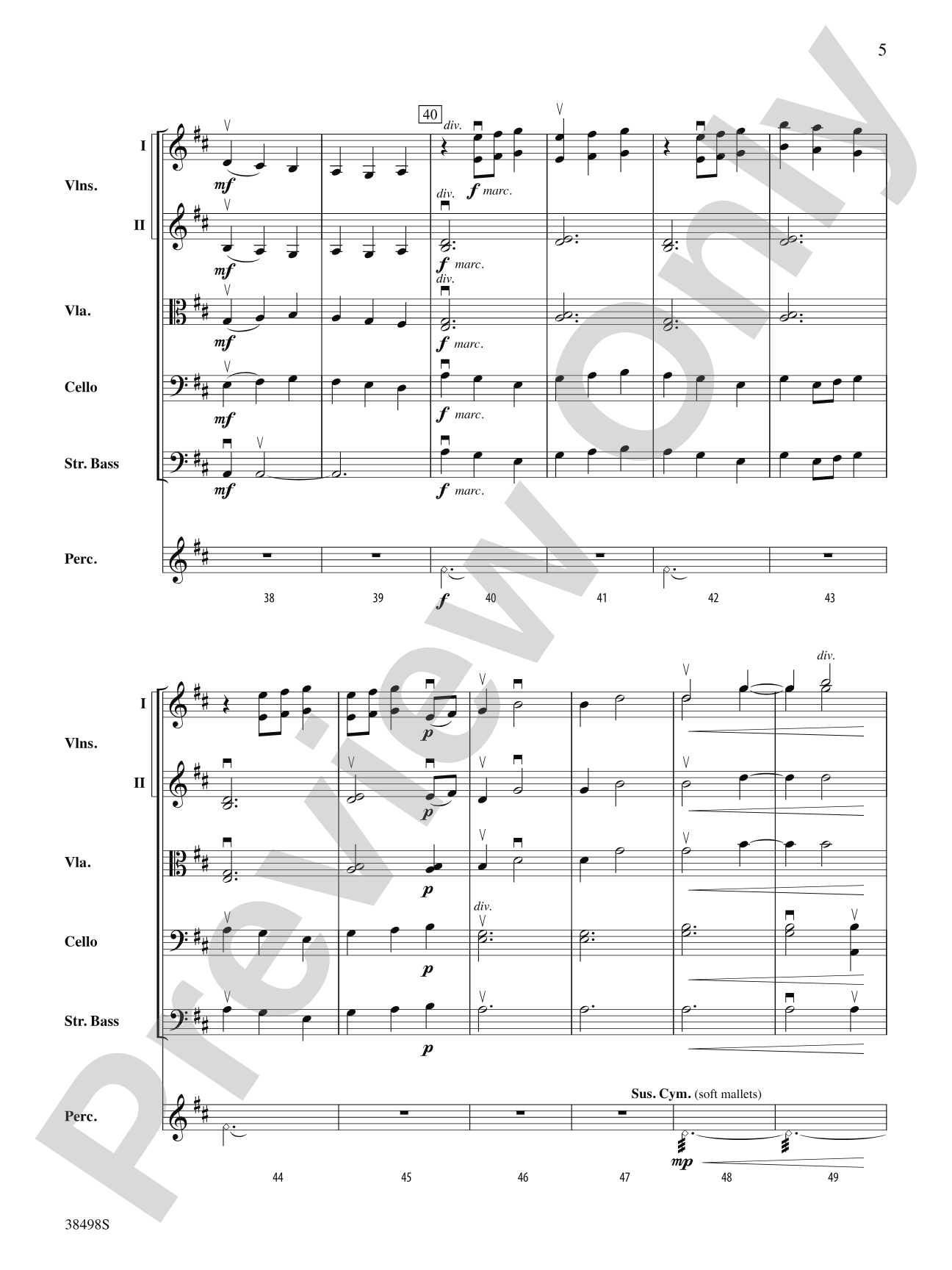 In a French Garden: String Orchestra Conductor Score & Parts