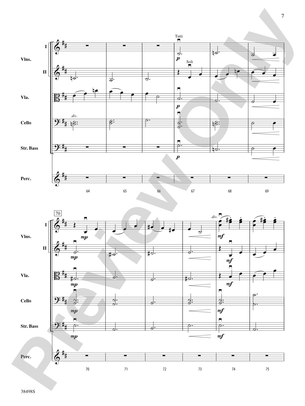 In a French Garden: String Orchestra Conductor Score & Parts