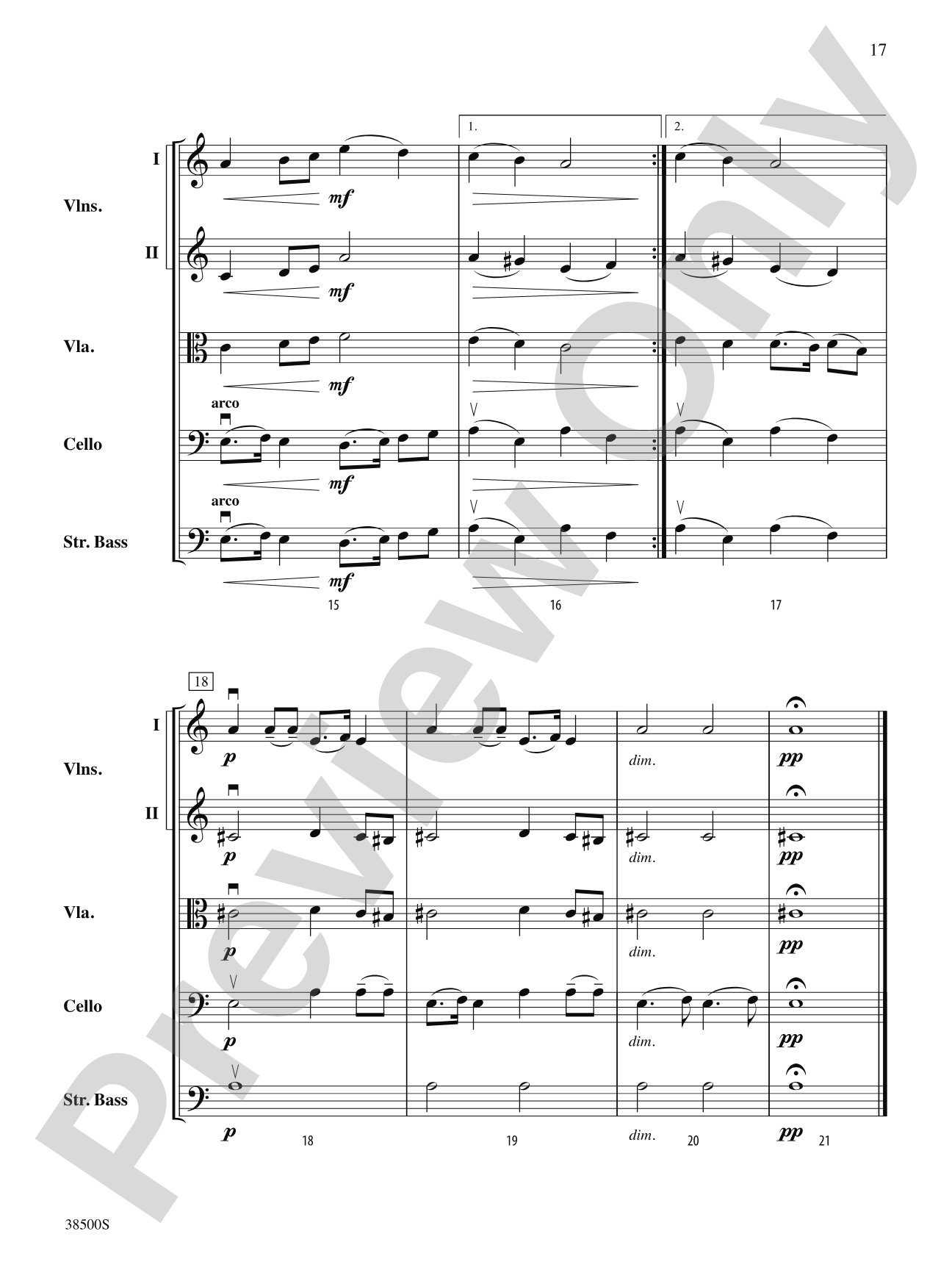 Nordic Suite: String Orchestra Conductor Score & Parts