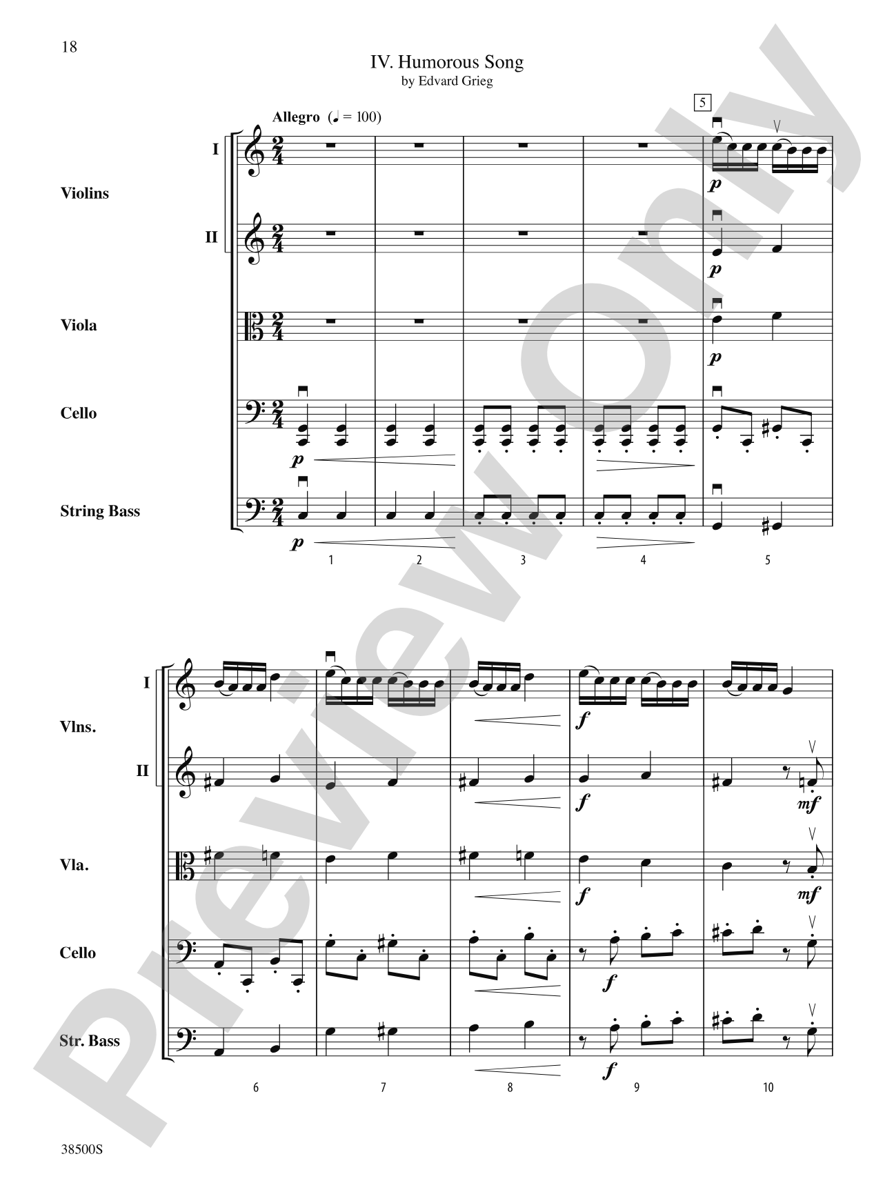 Nordic Suite: String Orchestra Conductor Score & Parts
