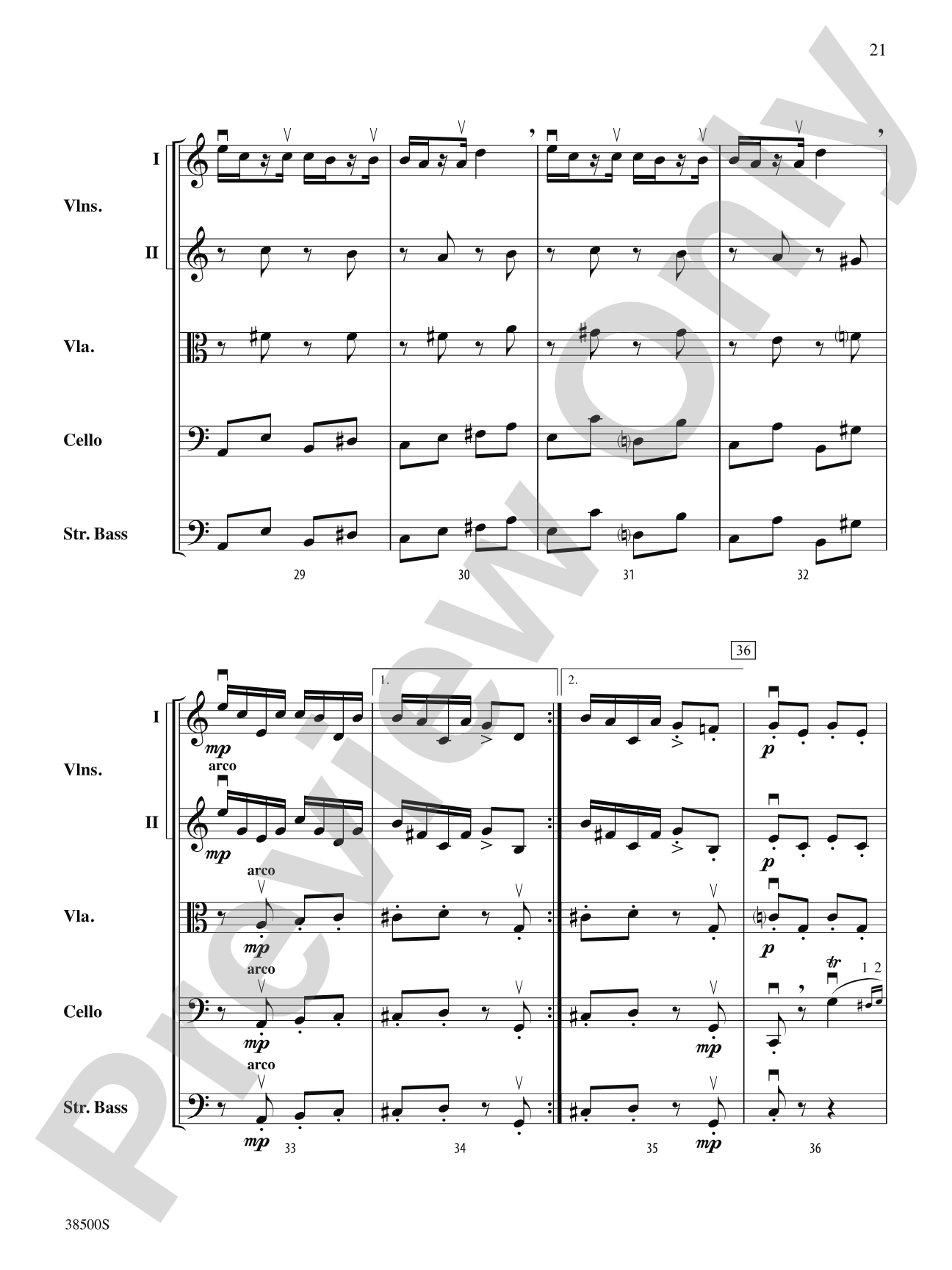 Nordic Suite: String Orchestra Conductor Score & Parts