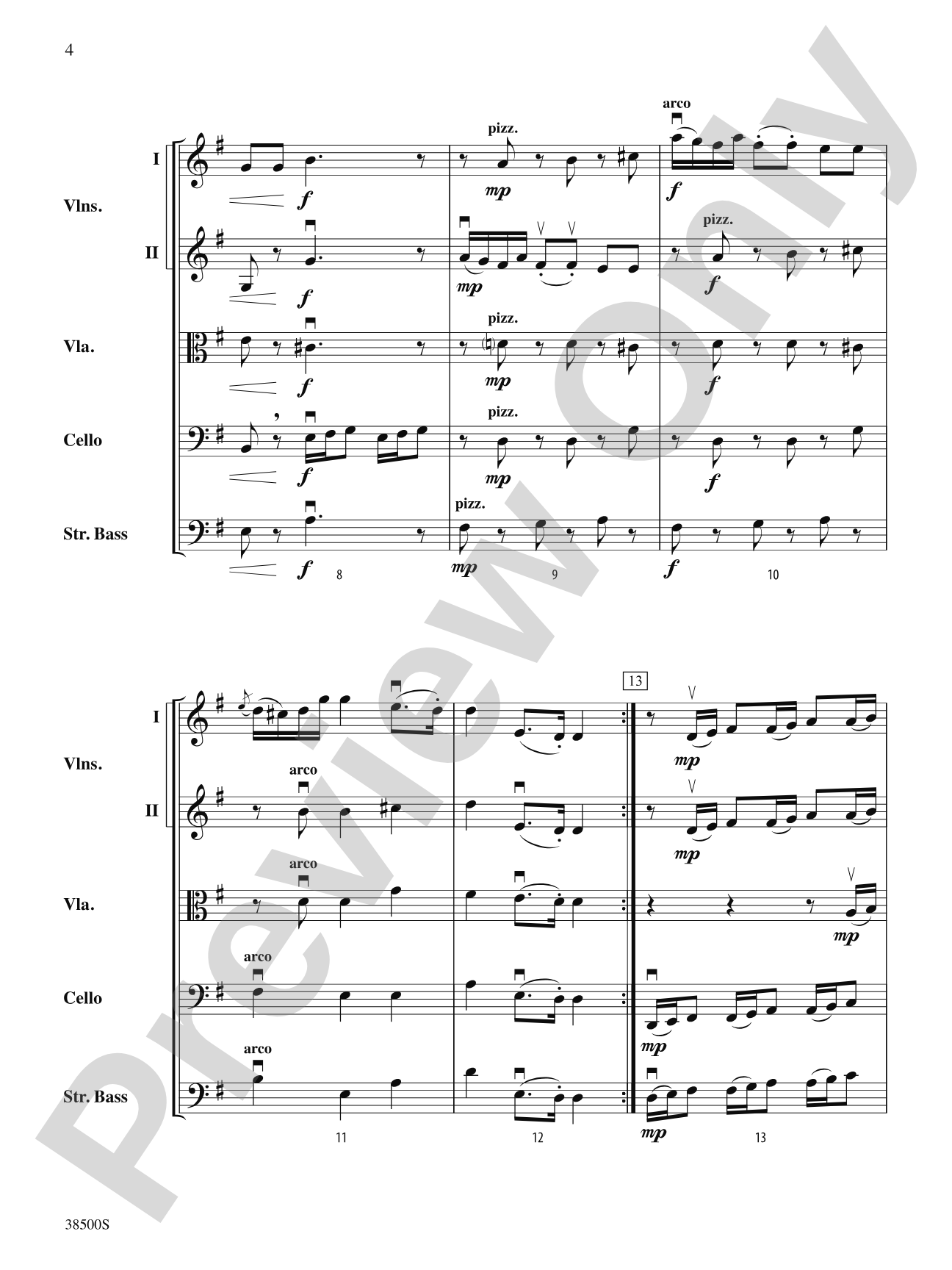 Nordic Suite: String Orchestra Conductor Score & Parts