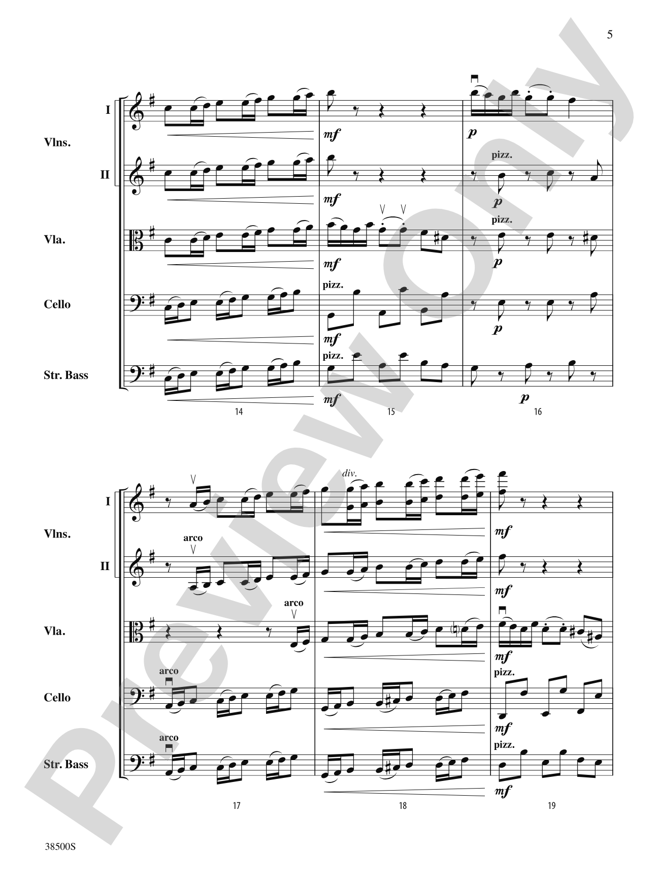 Nordic Suite: String Orchestra Conductor Score & Parts