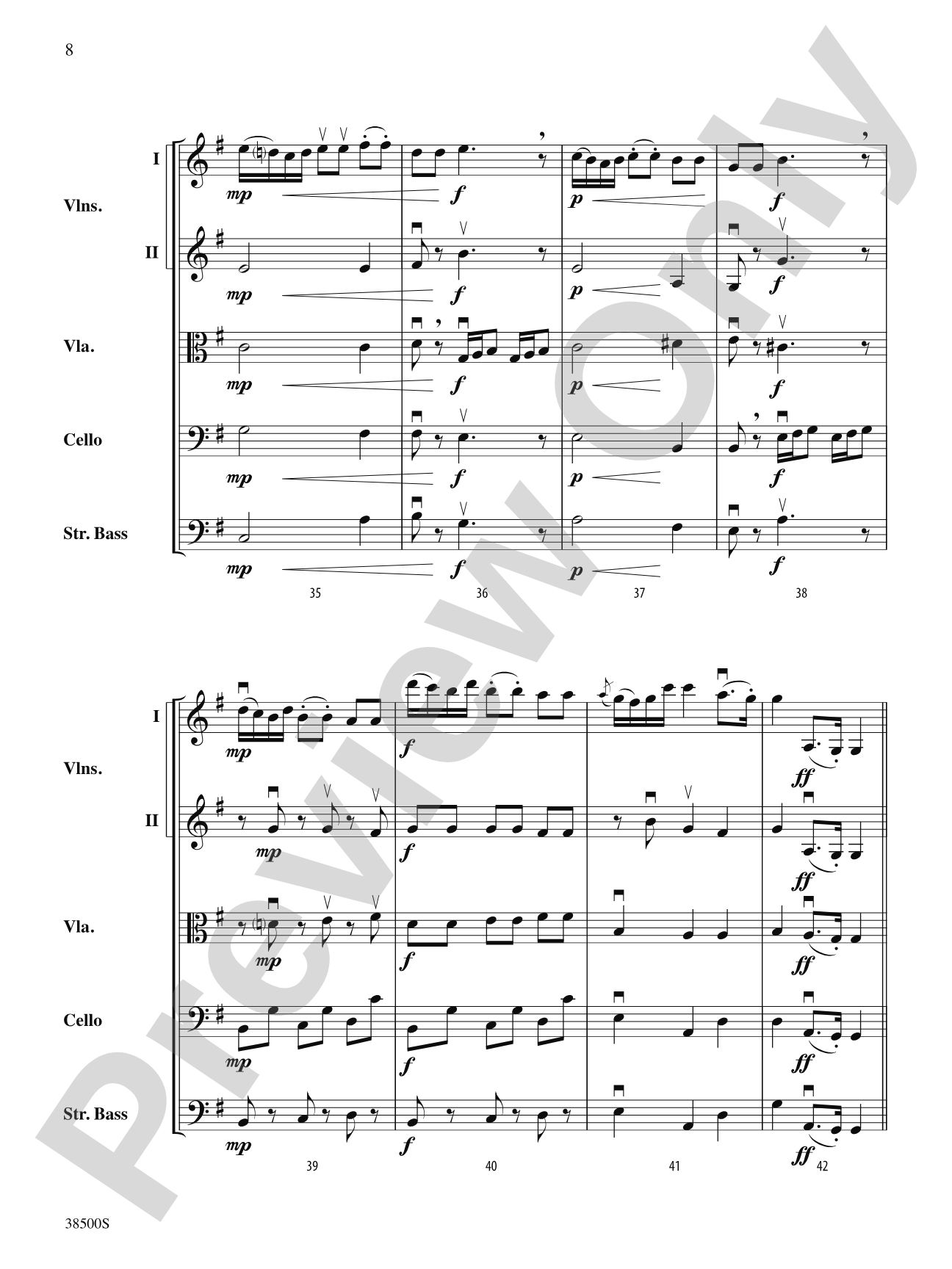 Nordic Suite: String Orchestra Conductor Score & Parts