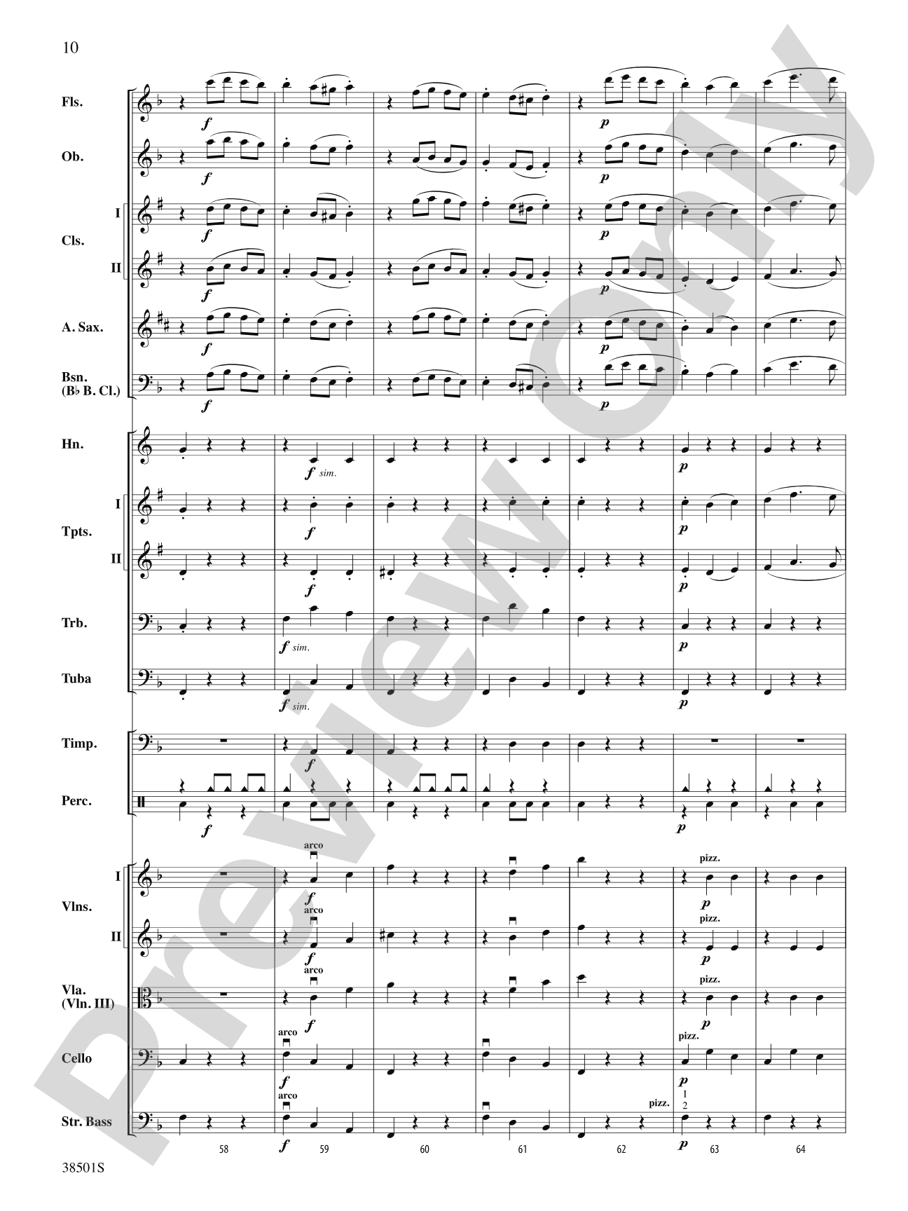 Aragonaise from Carmen: Full Orchestra Conductor Score & Parts