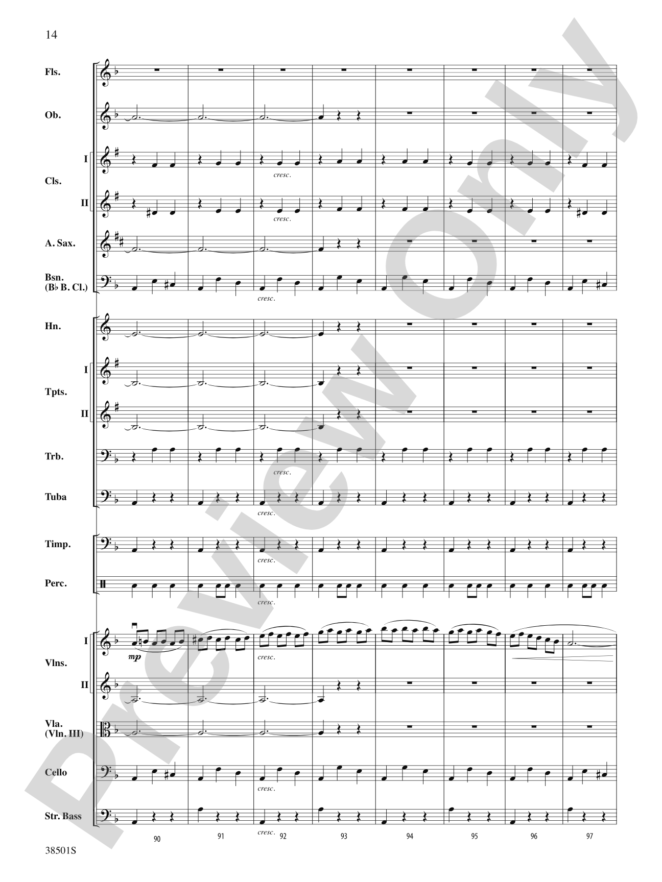 Aragonaise from Carmen: Full Orchestra Conductor Score & Parts