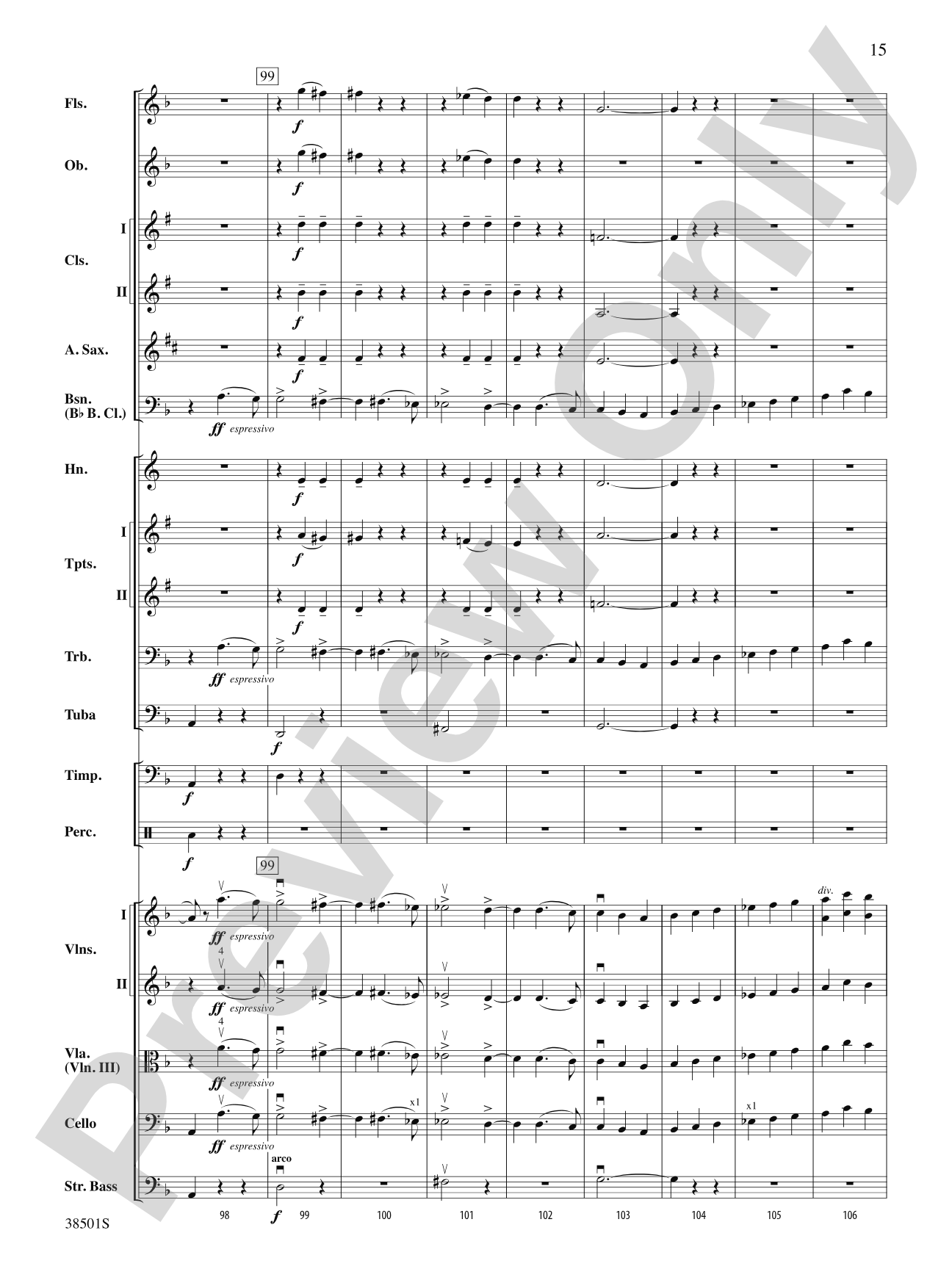 Aragonaise from Carmen: Full Orchestra Conductor Score & Parts