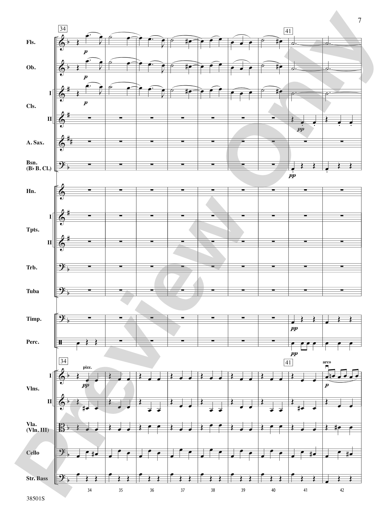Aragonaise from Carmen: Full Orchestra Conductor Score & Parts