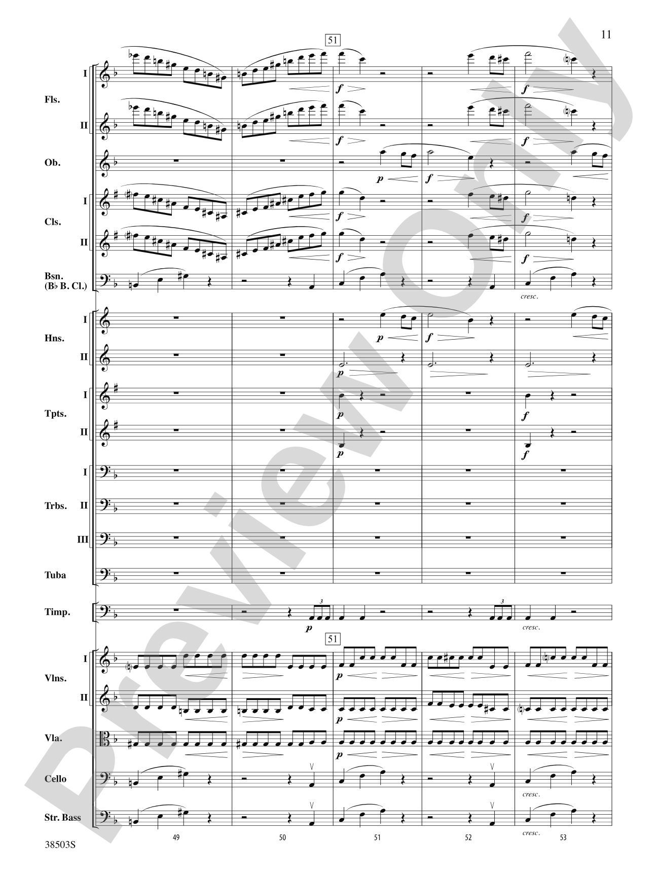 Tragic Overture: Full Orchestra Conductor Score & Parts