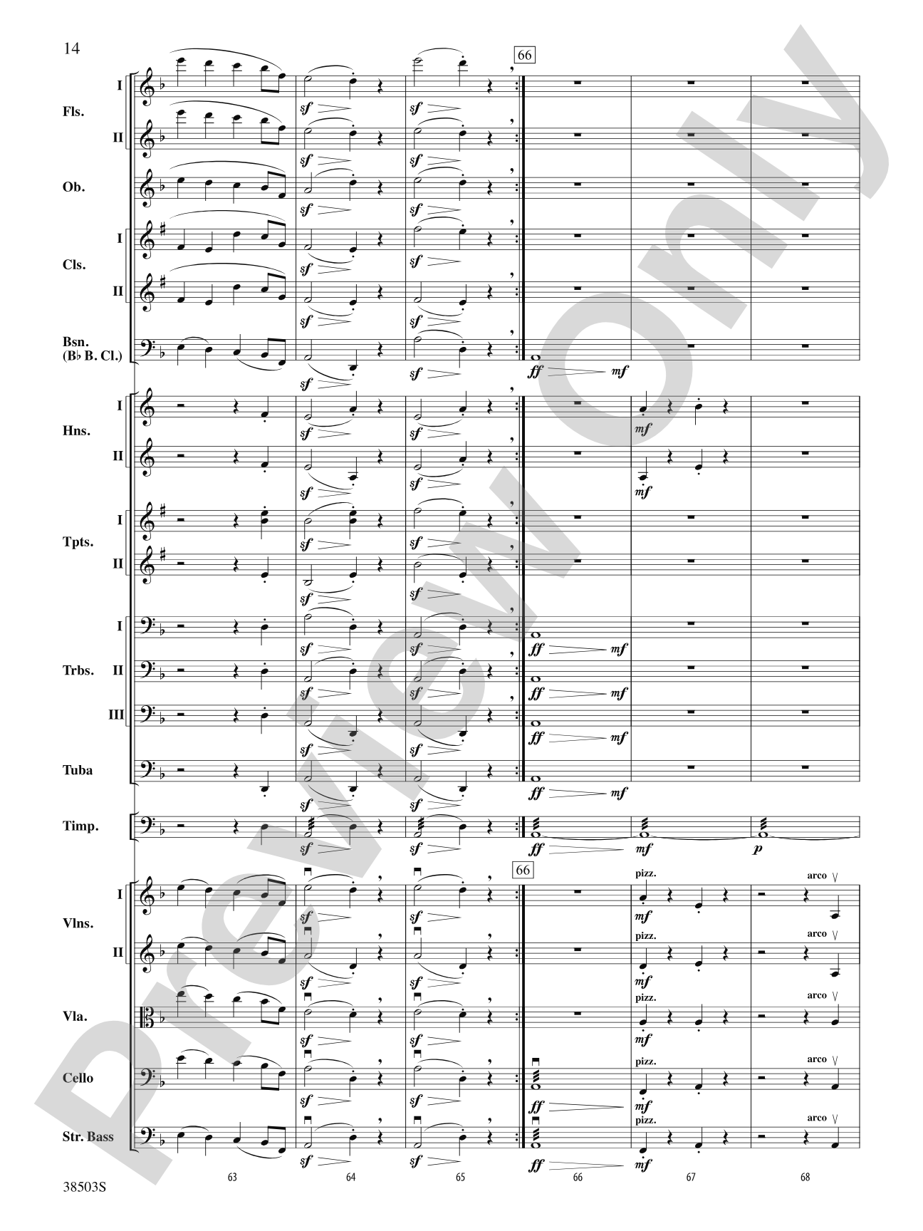 Tragic Overture: Full Orchestra Conductor Score & Parts