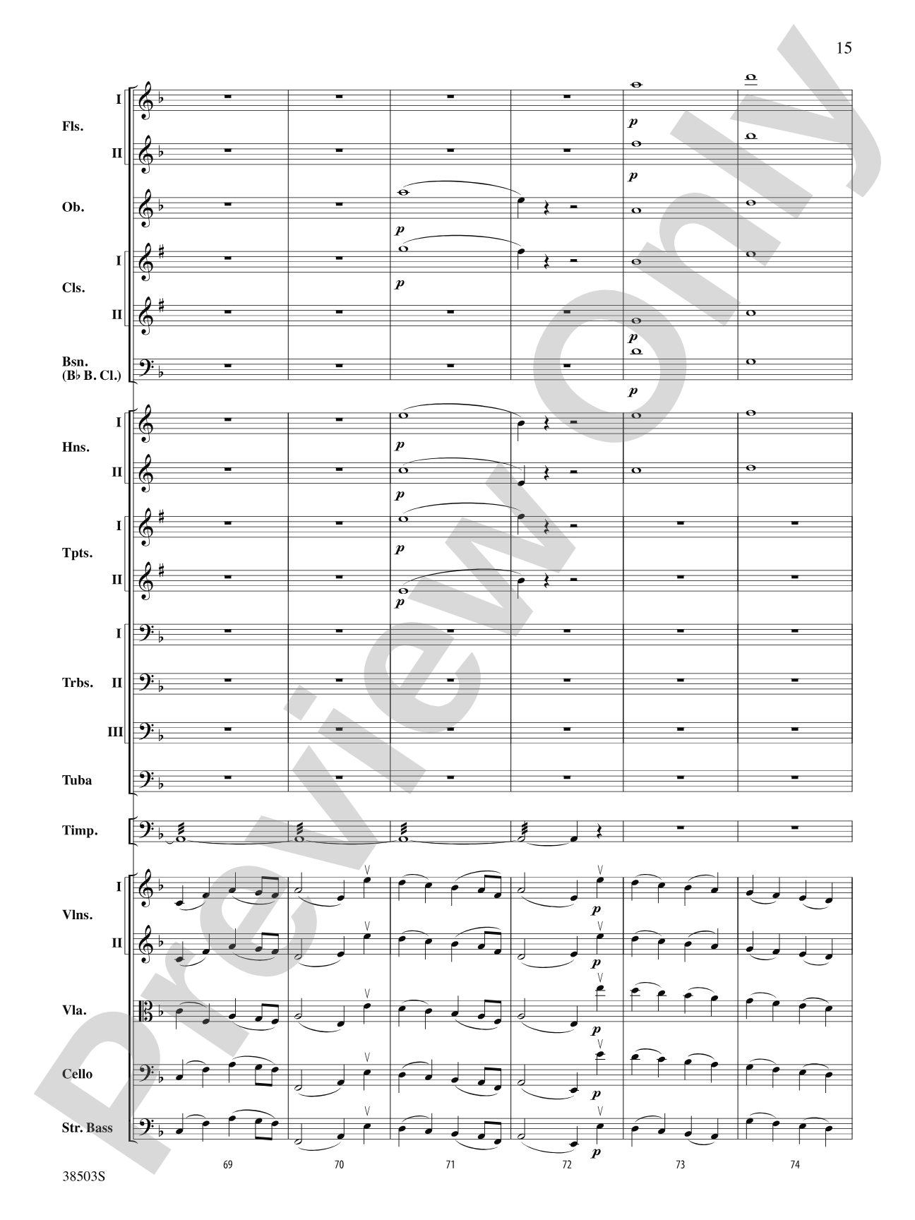 Tragic Overture: Full Orchestra Conductor Score & Parts