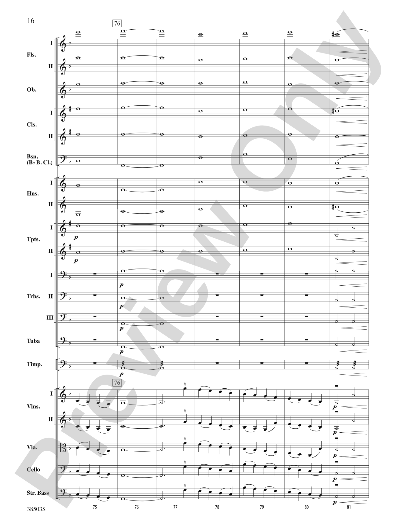 Tragic Overture: Full Orchestra Conductor Score & Parts