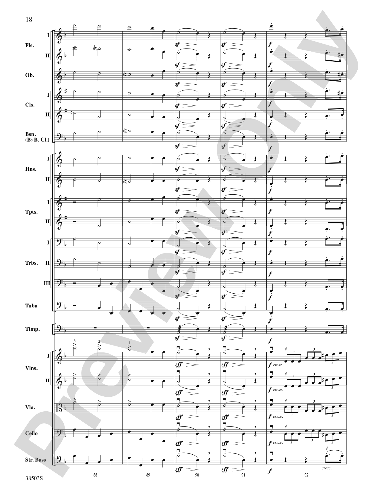 Tragic Overture: Full Orchestra Conductor Score & Parts