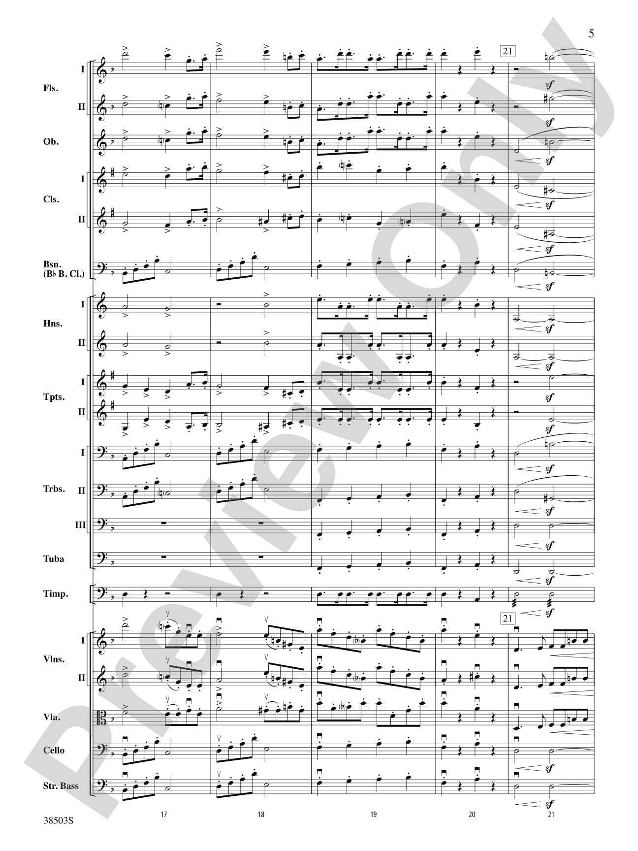 Tragic Overture: Full Orchestra Conductor Score & Parts