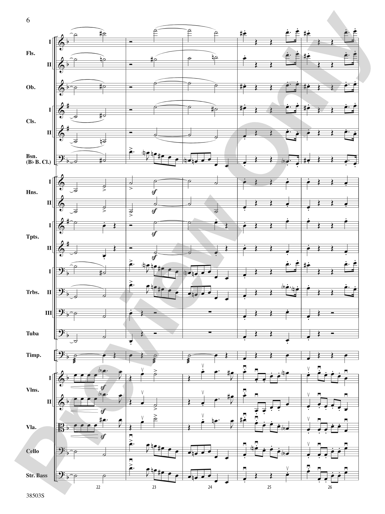 Tragic Overture: Full Orchestra Conductor Score & Parts