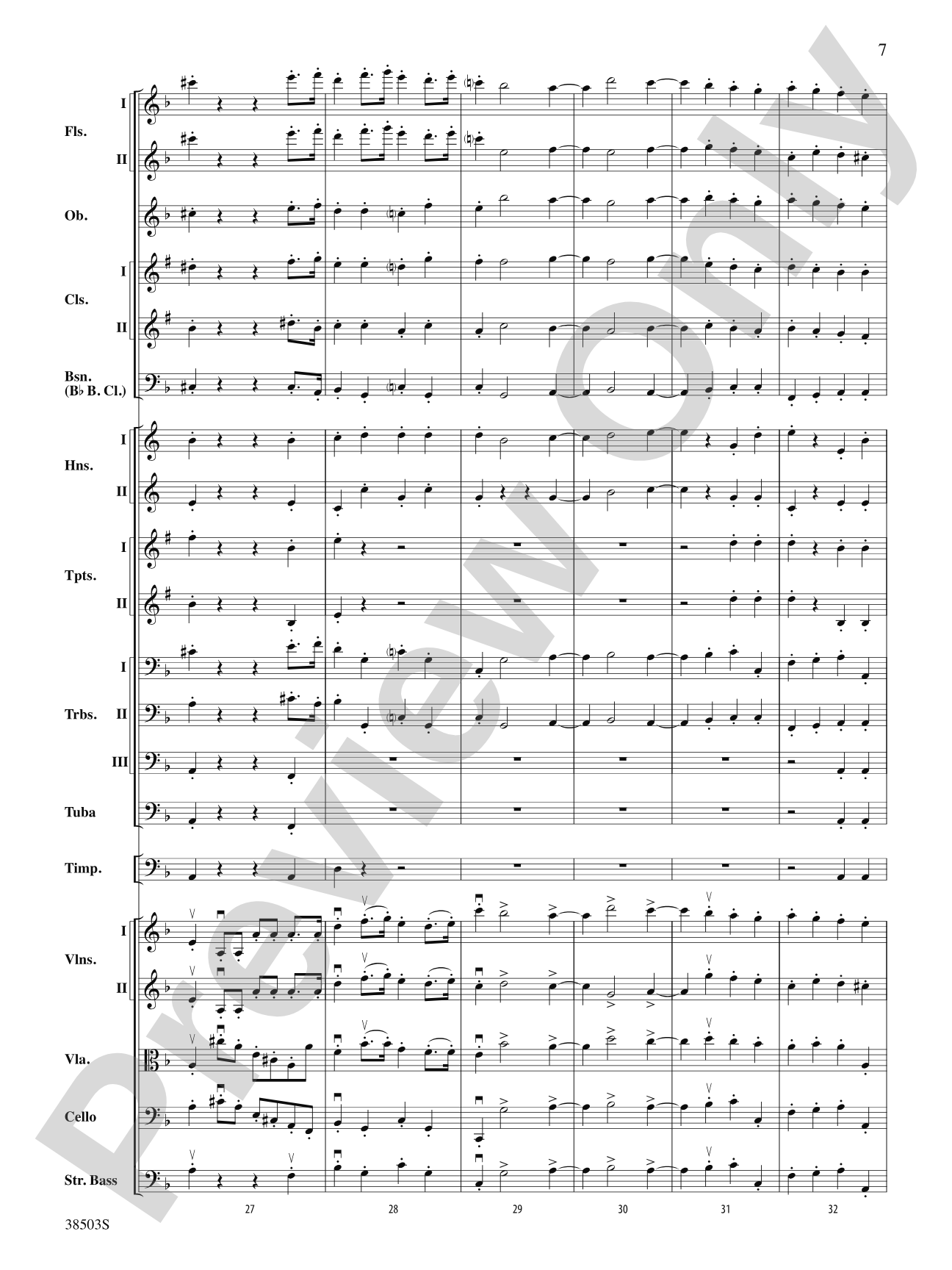 Tragic Overture: Full Orchestra Conductor Score & Parts