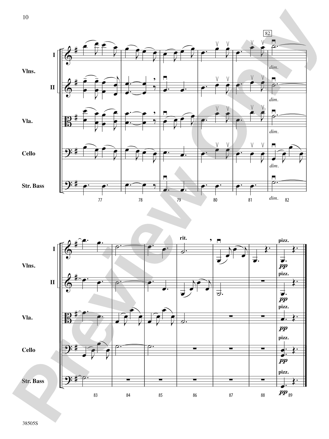 A Wisconsin Tableau: String Orchestra Conductor Score & Parts