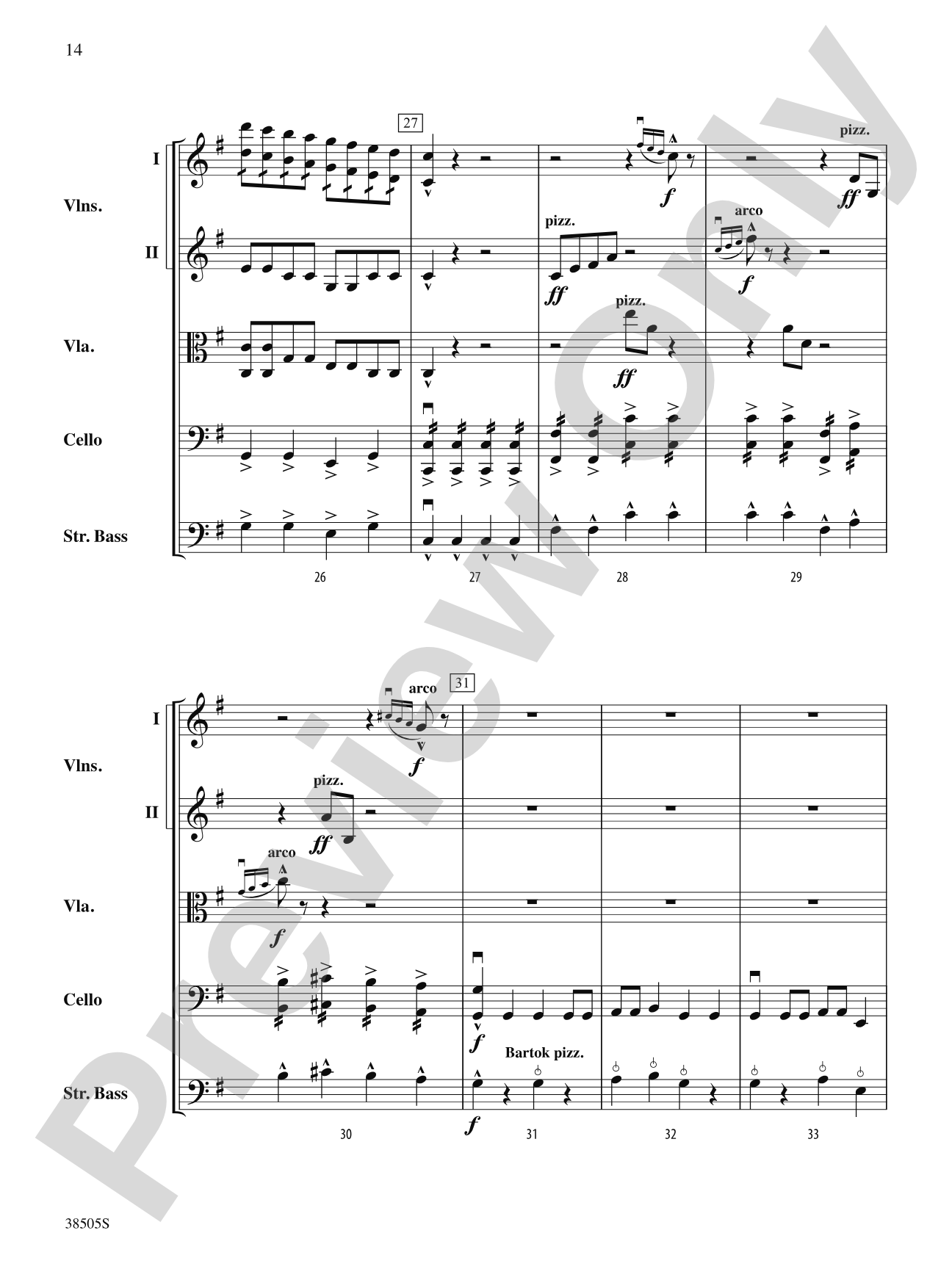A Wisconsin Tableau: String Orchestra Conductor Score & Parts