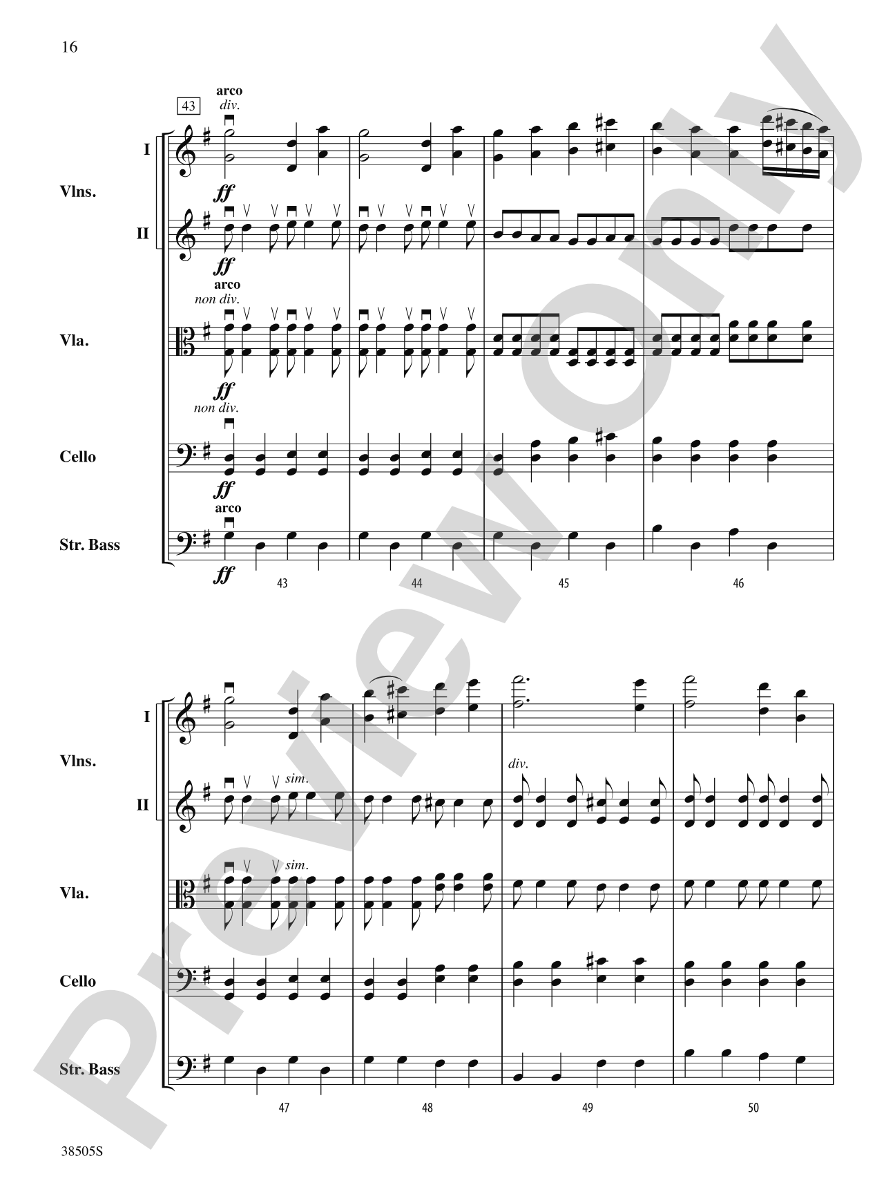 A Wisconsin Tableau: String Orchestra Conductor Score & Parts