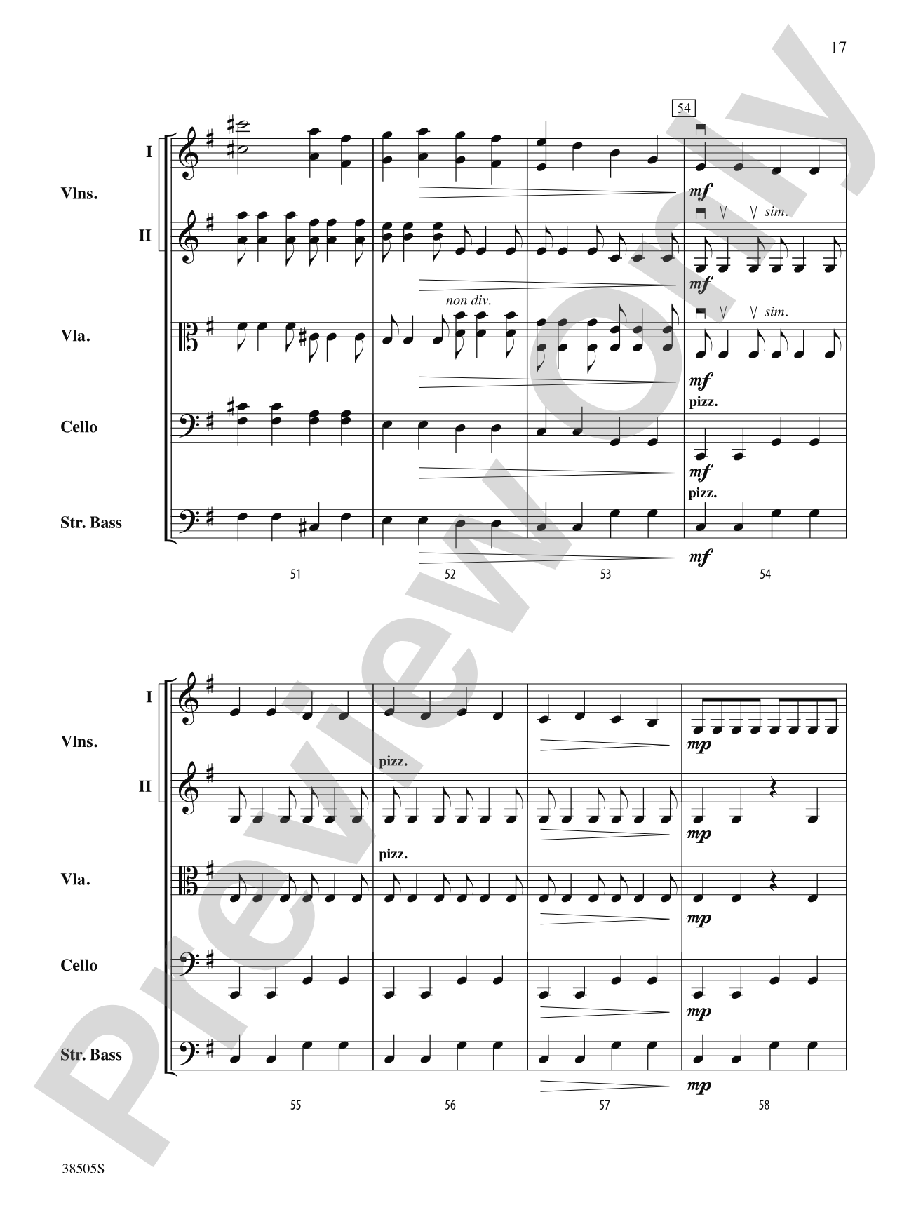 A Wisconsin Tableau: String Orchestra Conductor Score & Parts