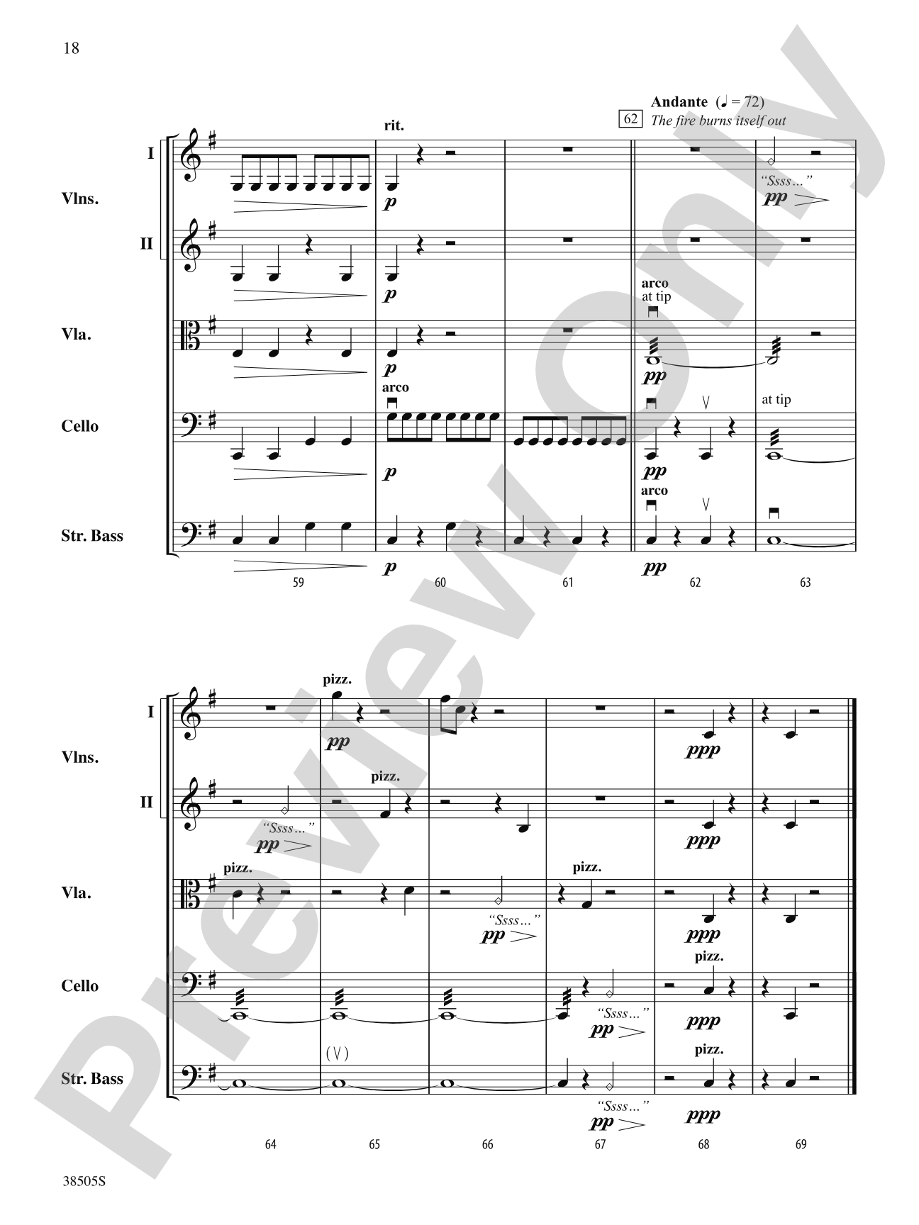 A Wisconsin Tableau: String Orchestra Conductor Score & Parts