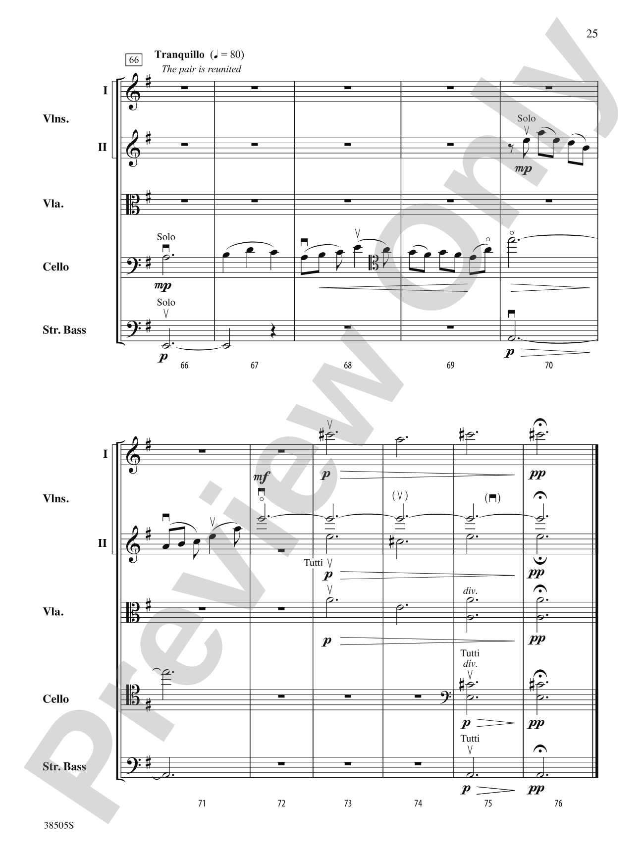 A Wisconsin Tableau: String Orchestra Conductor Score & Parts