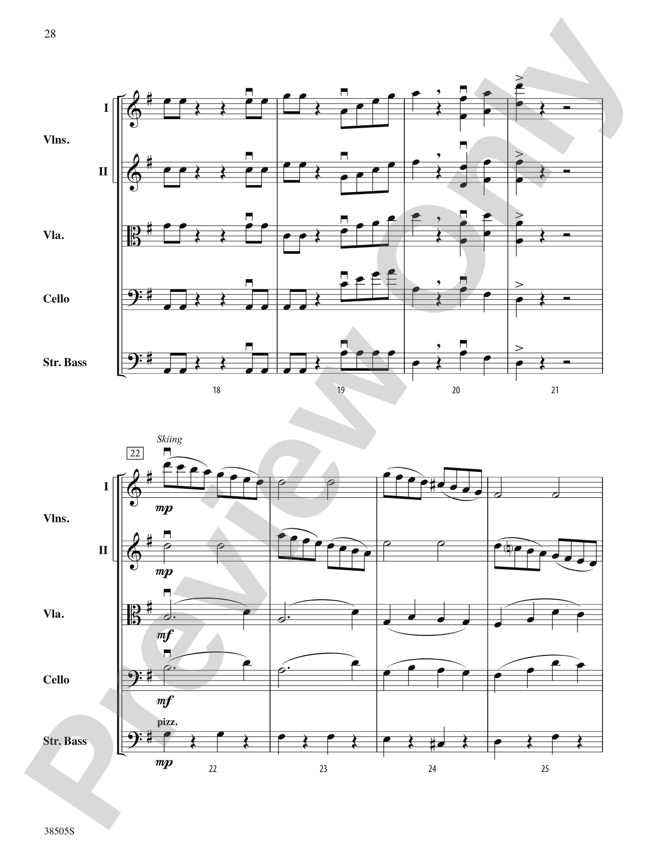A Wisconsin Tableau: String Orchestra Conductor Score & Parts