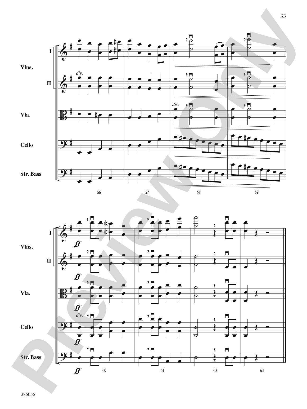 A Wisconsin Tableau: String Orchestra Conductor Score & Parts