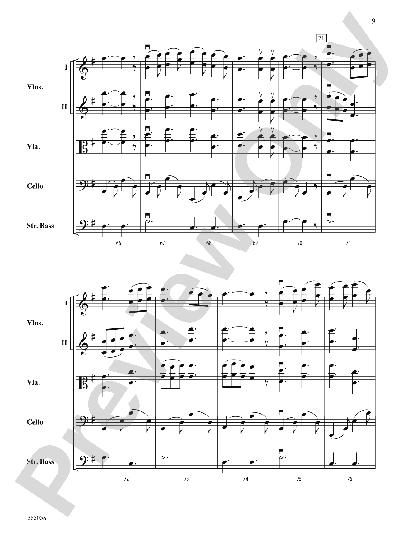 A Wisconsin Tableau: String Orchestra Conductor Score & Parts
