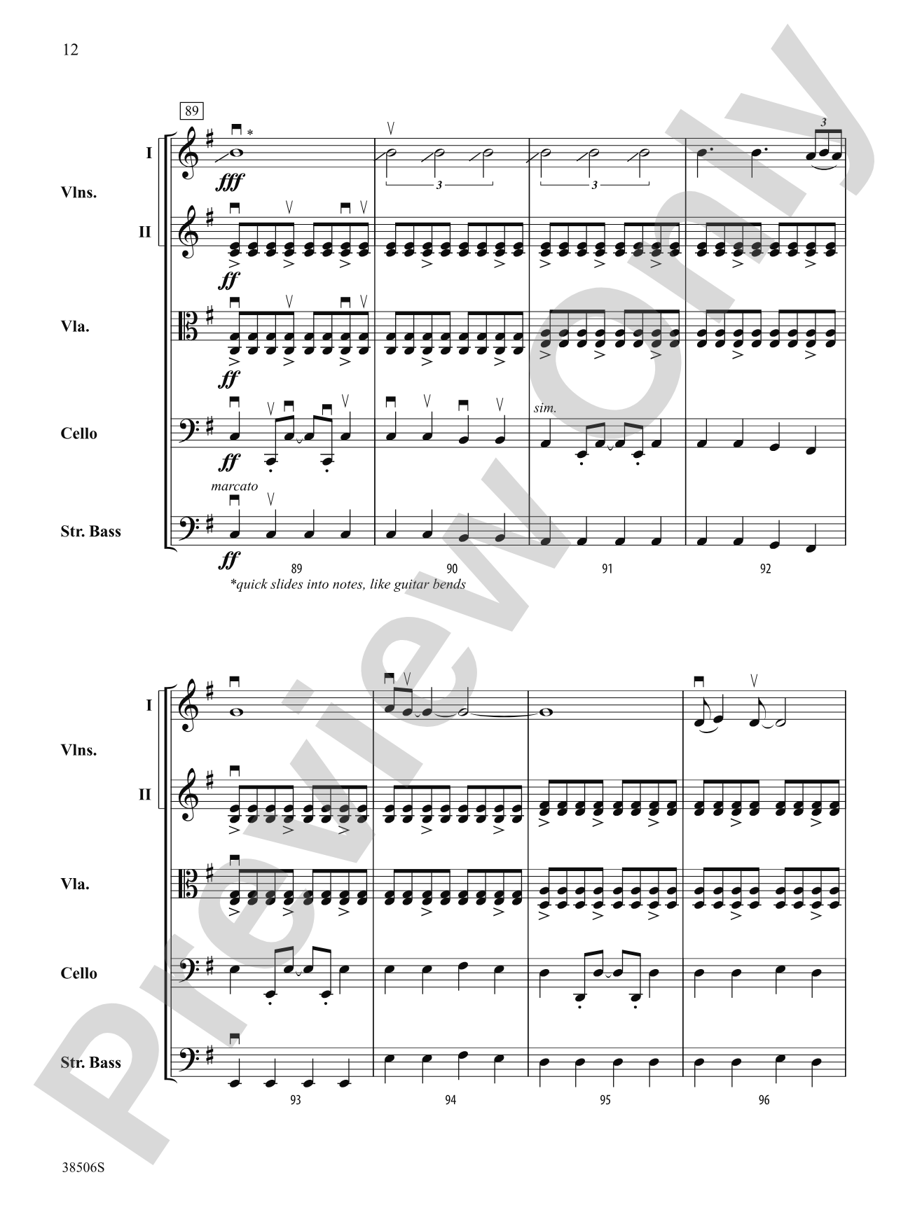 Today: String Orchestra Conductor Score & Parts