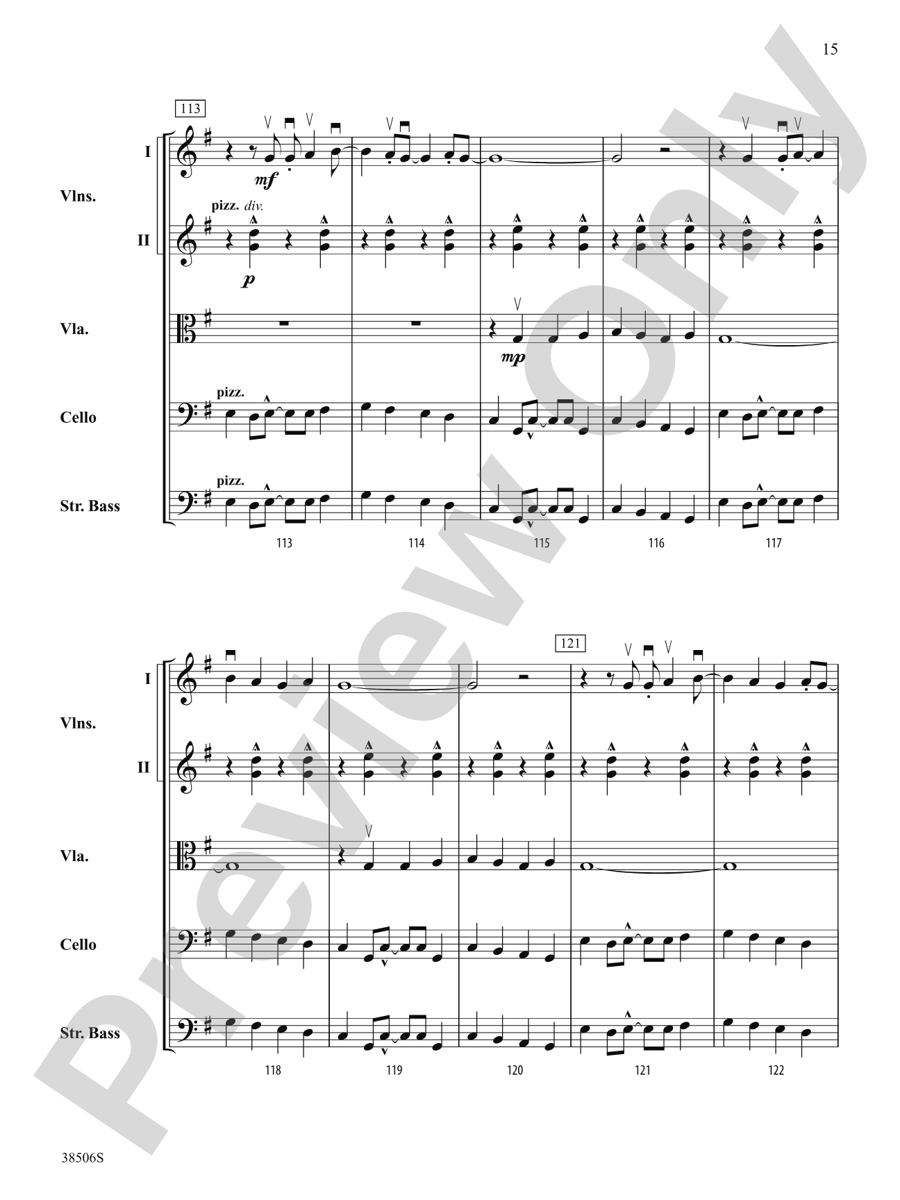 Today: String Orchestra Conductor Score & Parts