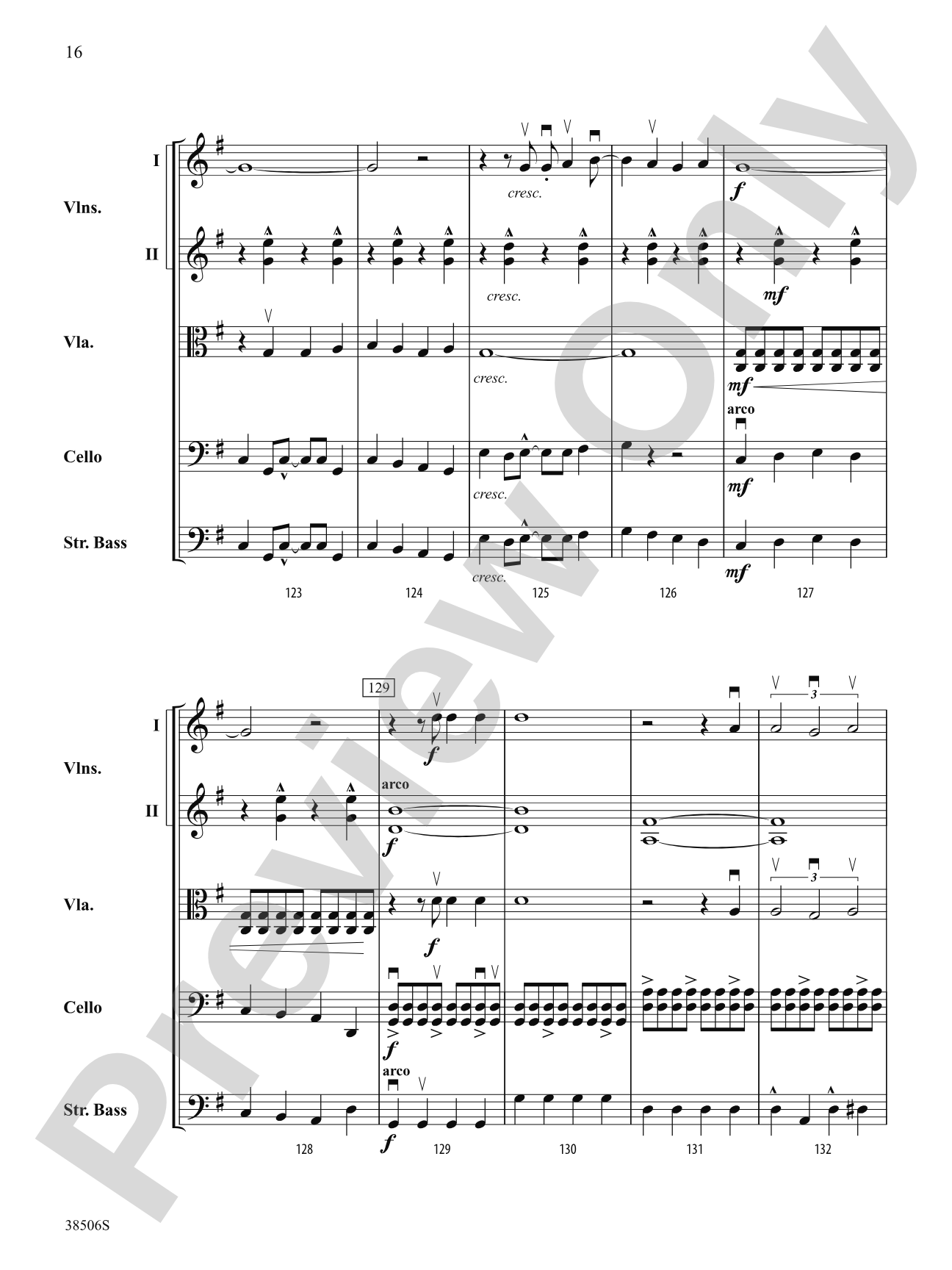 Today: String Orchestra Conductor Score & Parts