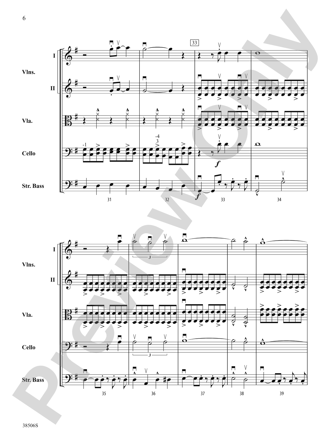 Today: String Orchestra Conductor Score & Parts