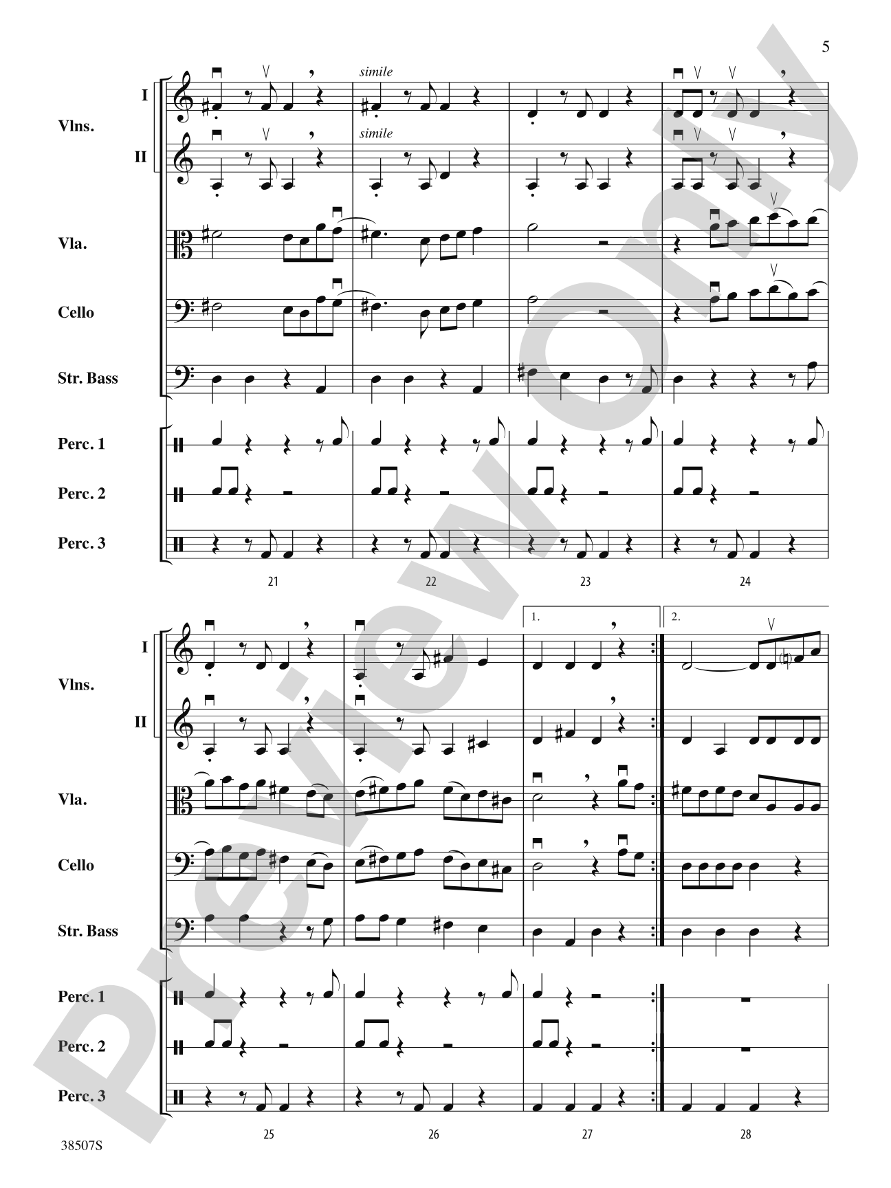 Terkisher Klezmer Fest: String Orchestra Conductor Score & Parts