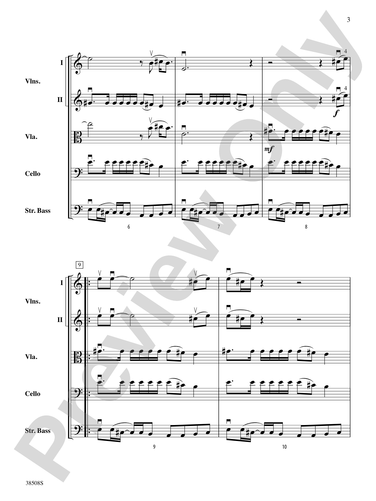 Soul Man: String Orchestra Conductor Score & Parts